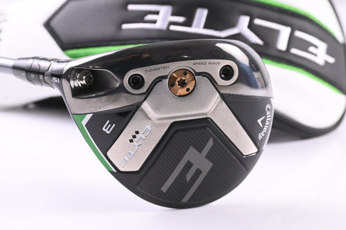 Left Hand Callaway Elyte Triple Diamond #3 Wood / 15 Degree / Regular Flex