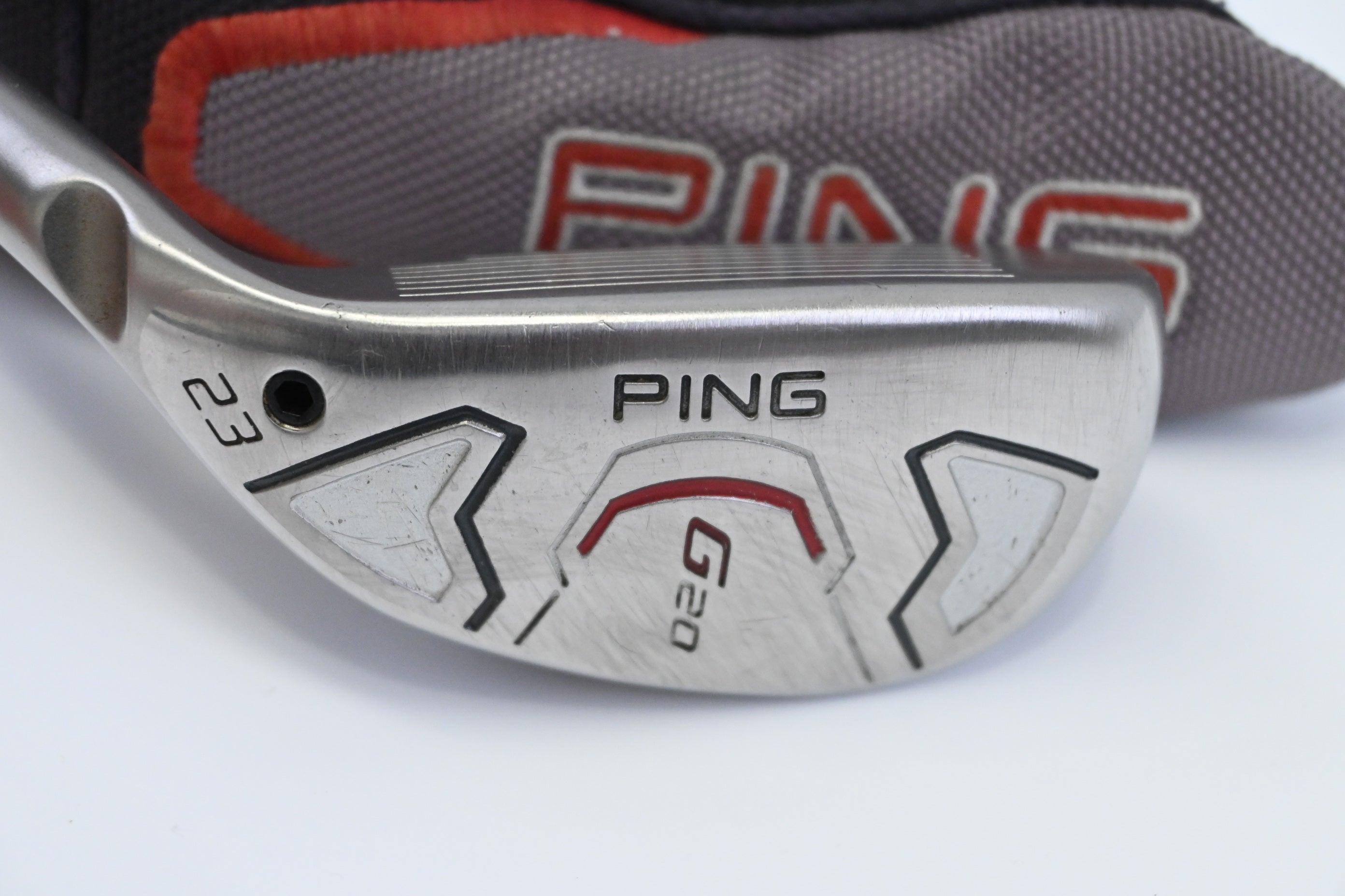 Left Hand Ping G20 #4 Hybrid / 23 Degree / Regular Flex Ping TFC 169 Shaft