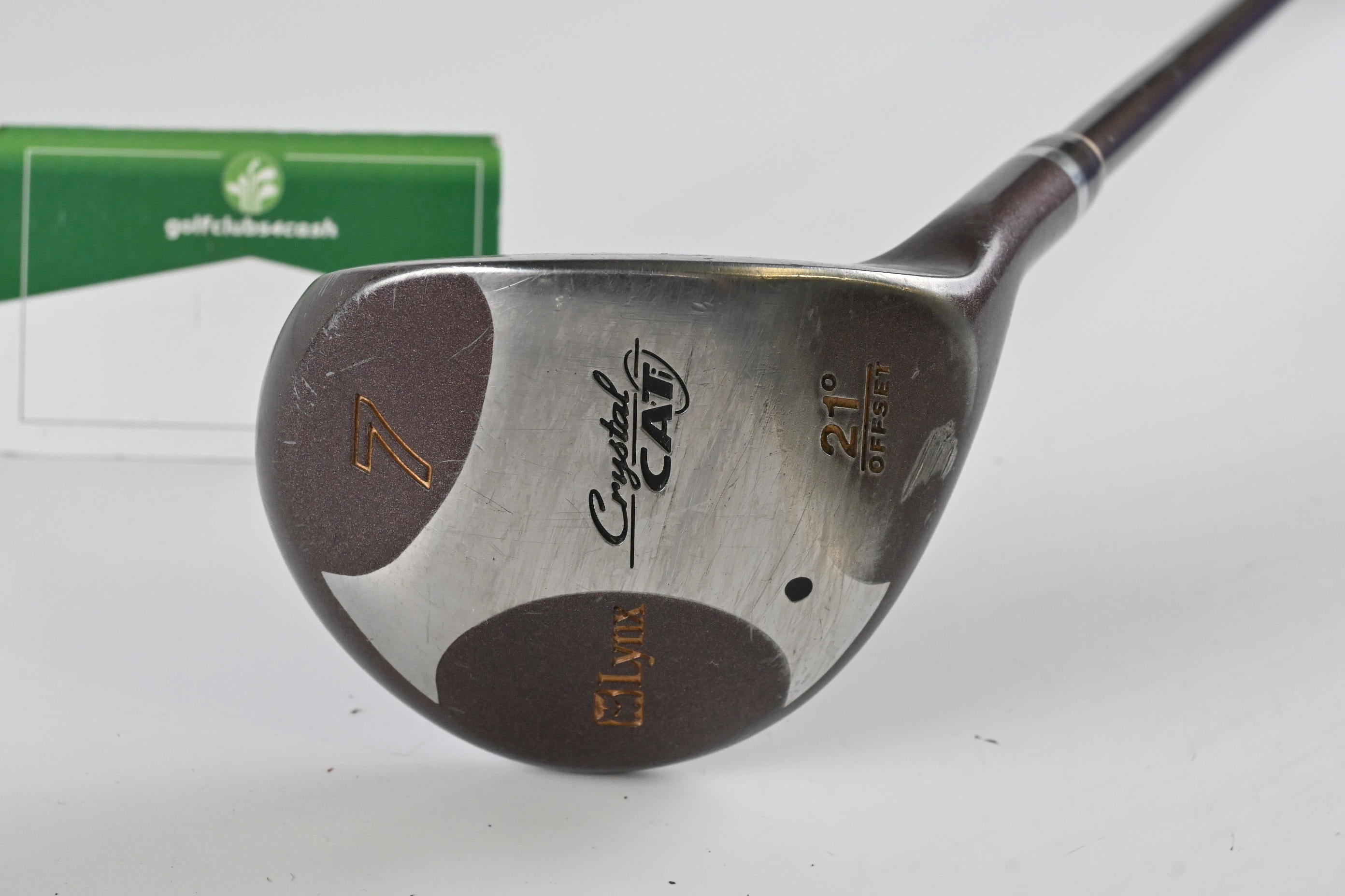 Ladies Lynx Crsytal CATi #7 Wood / 21 Degree / Ladies Flex Dual Flare Shaft