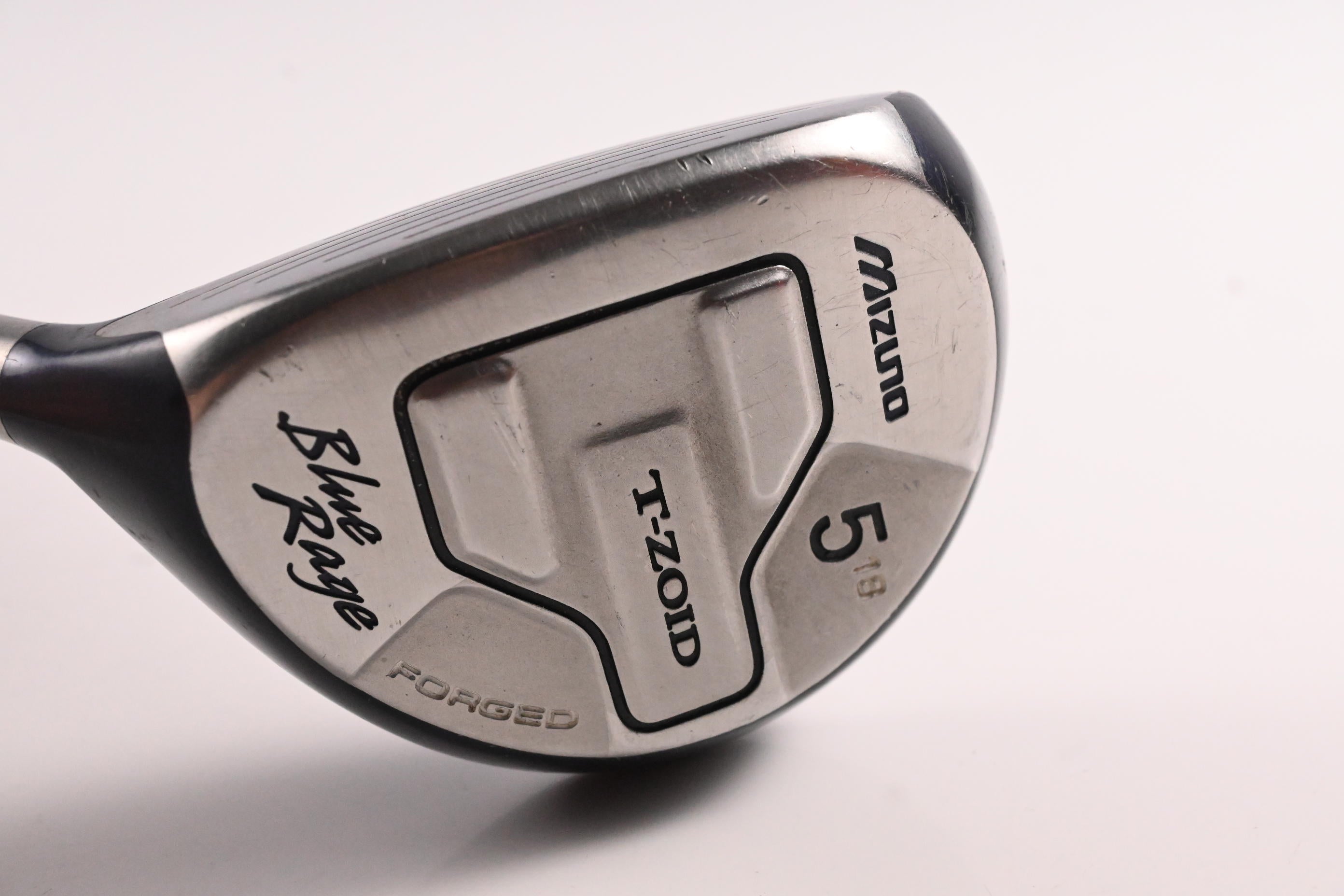 Left Hand Mizuno T-Zoid Blue Rage #5 Wood / 18 Degree/ Regular Flex Dynamic Gold
