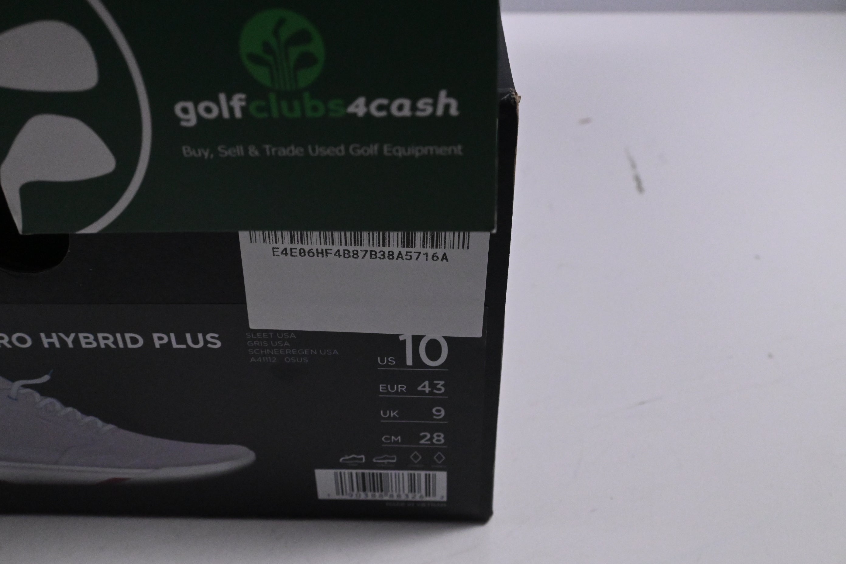 Travis Mathews The Daily Pro Hybrid Plus Golf Shoes / Size UK 9 / Grey