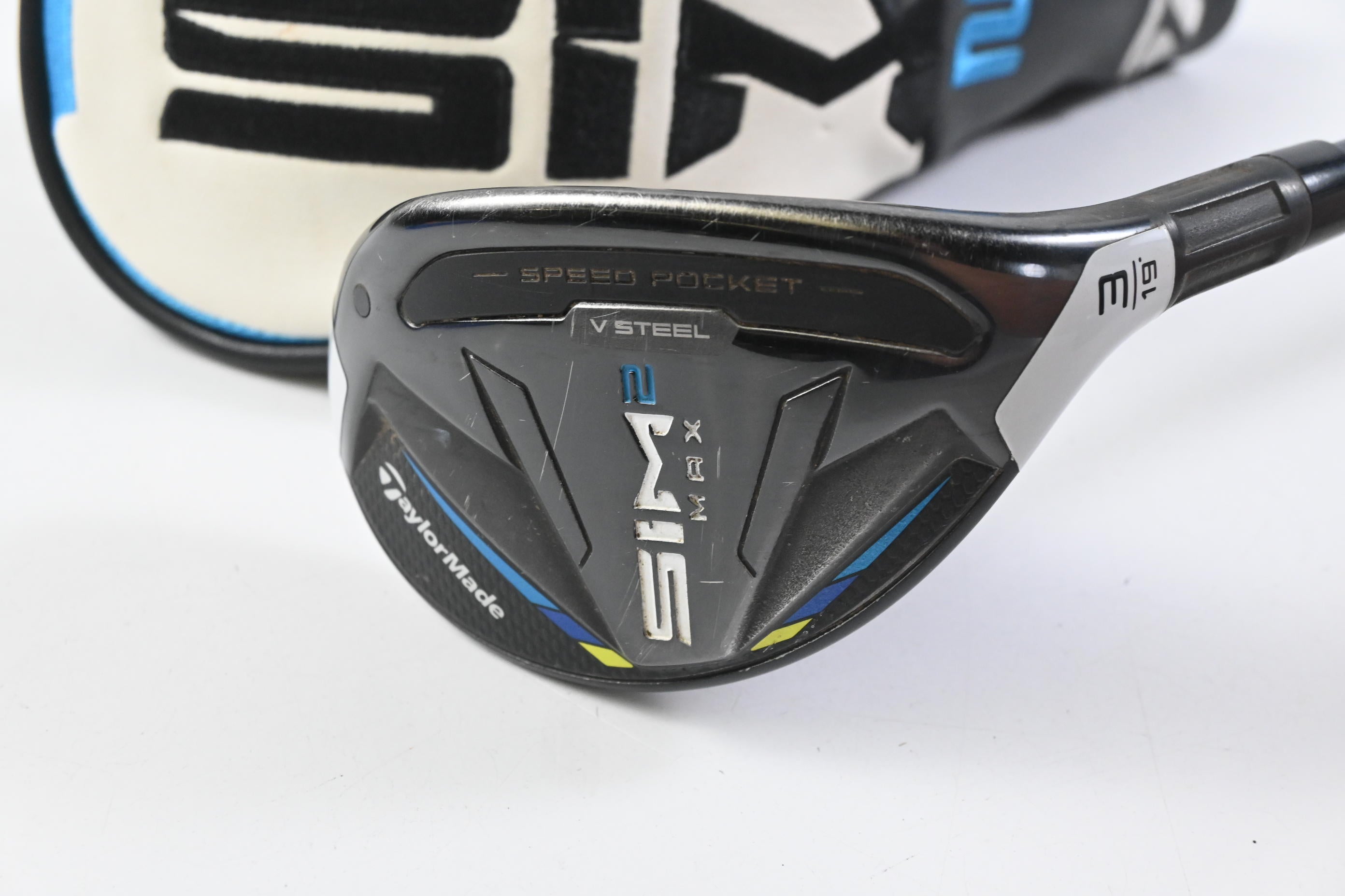 Taylormade SIM2 Max #3 Hybrid / 19 Degree / Stiff Flex Fujikura Ventus Blue 7