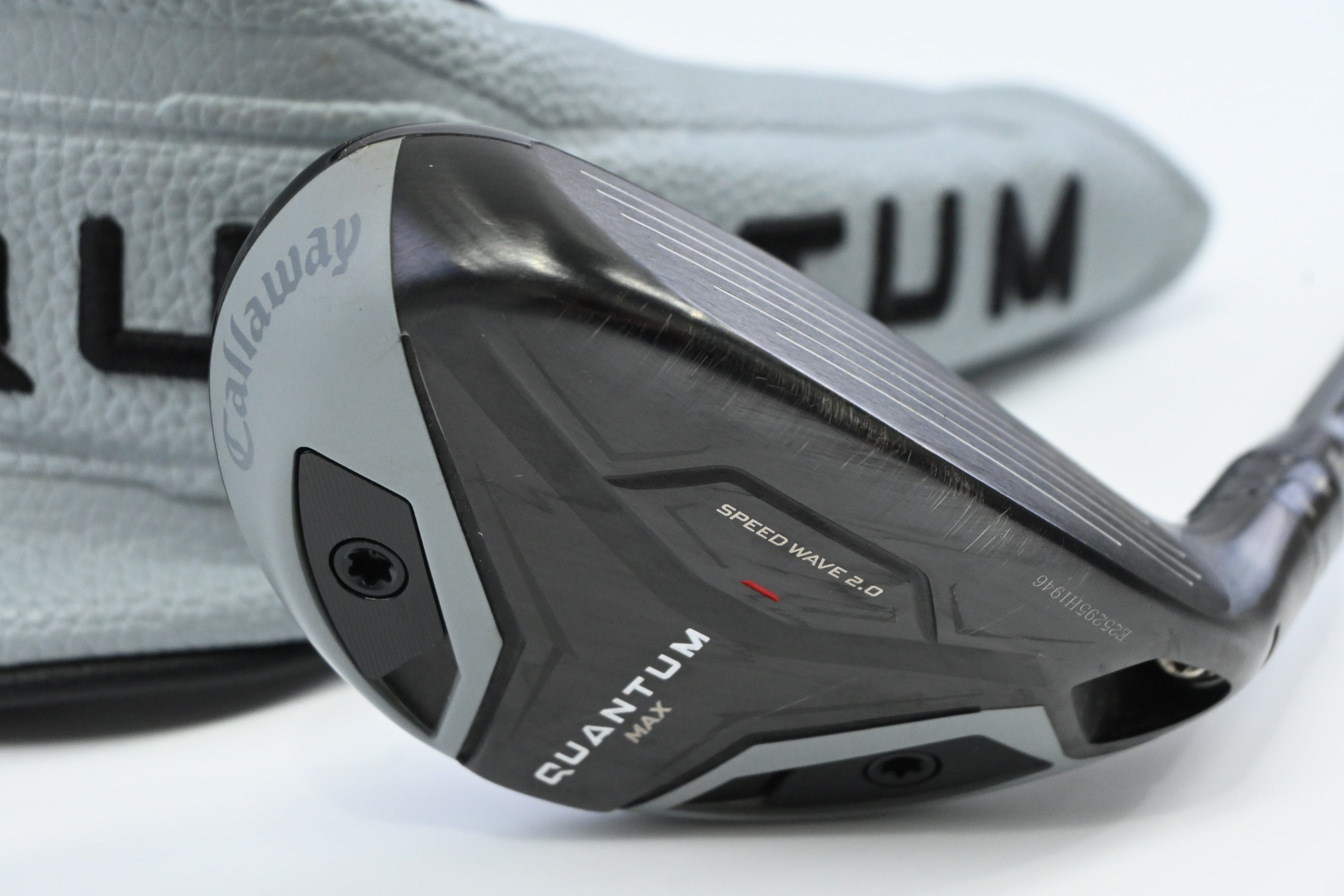 Callaway Quantum Max #3 Hybrid / 19 Degree / Stiff Flex Denali Frost Silver 70