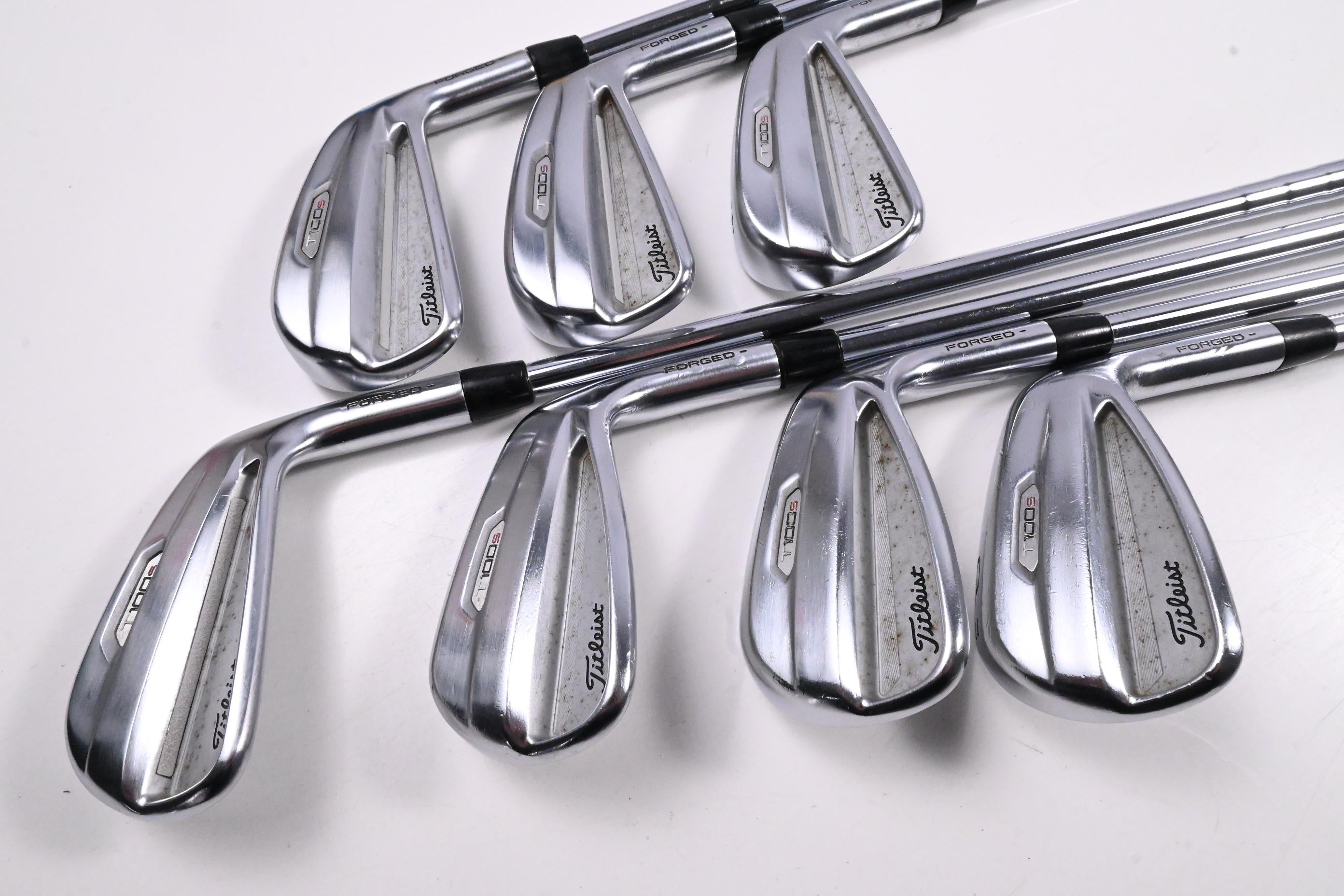 Titleist T100.S 2021 Irons / 4-PW / Stiff Flex AMT Black S300 Shafts