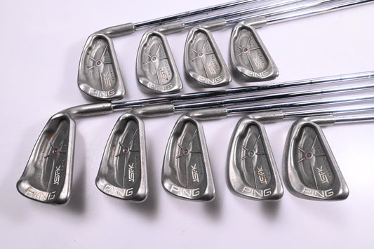 Ping ISI-Karsten Irons / 3-PW+SW / Red Dot / Stiff Flex Ping Cushin JZ Shafts