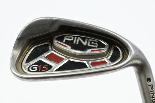 Ping G15 #9 Iron / 40 Degree / Black Dot / Regular Flex Ping AWT Shaft