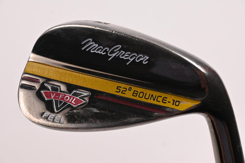 MacGregor V-Foil Gap Wedge / 52 Degree / Wedge Flex MacGregor Steel Shaft