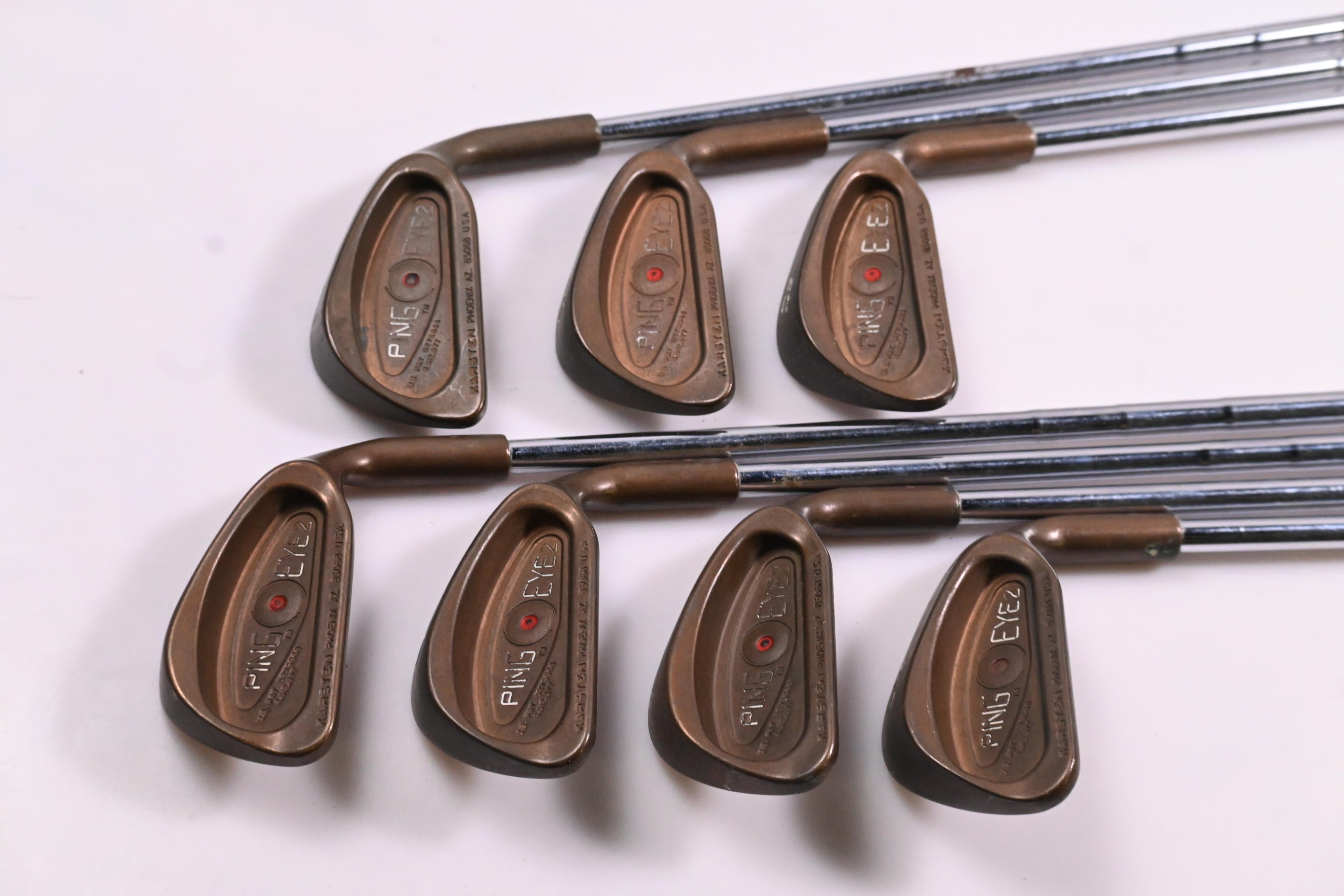 Ping Eye 2 BeCu Irons / 2-8i / Regular Flex Karsten Shafts