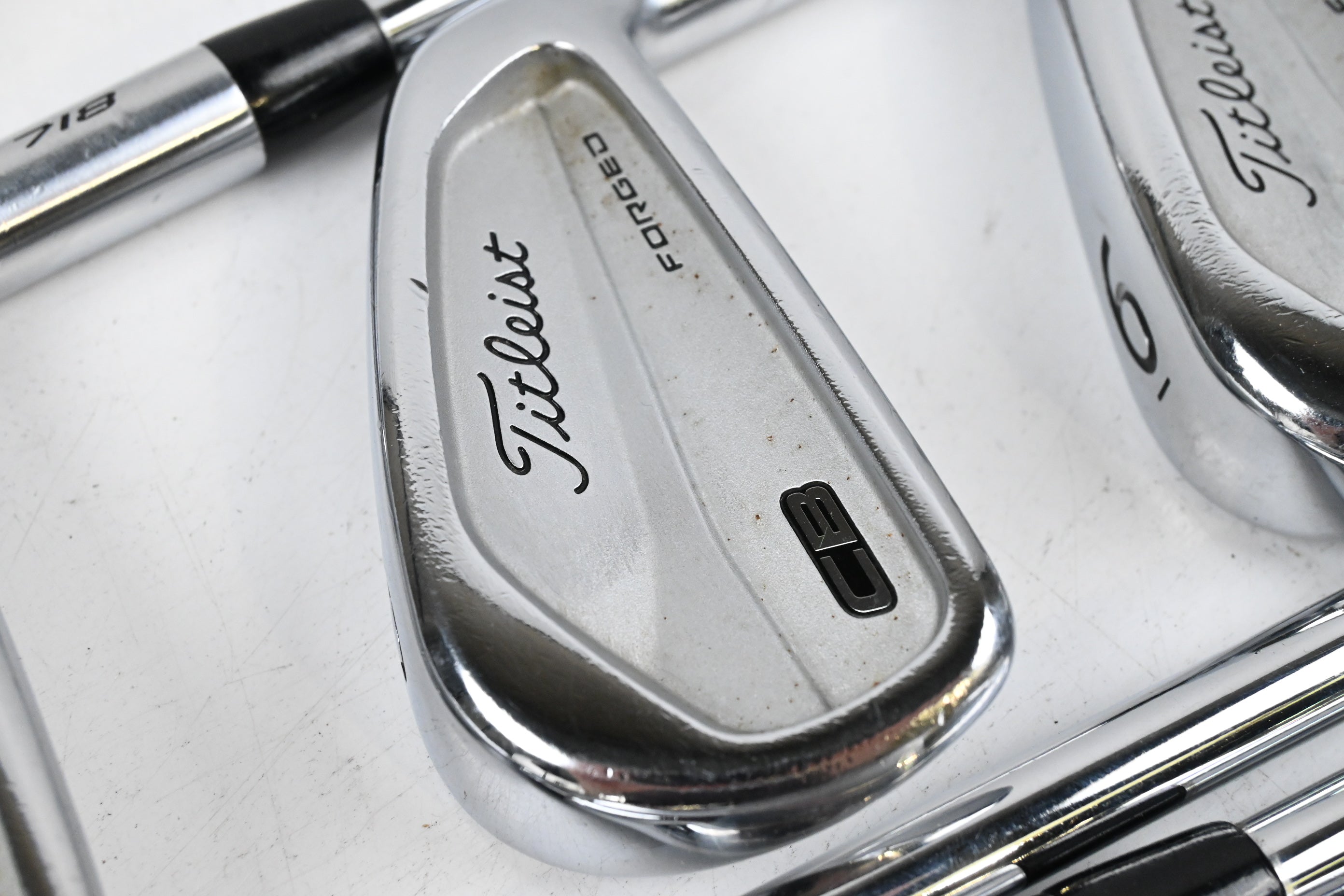 Titleist 718 CB Irons / 4-PW / X Flex AMT Tour White Tour White X100 Shafts