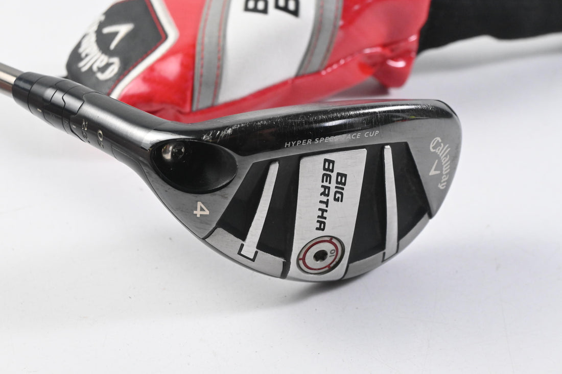 Left Hand Callaway Big Bertha OS 2017 #4 Hybrid / 22 Degree / Regular Flex