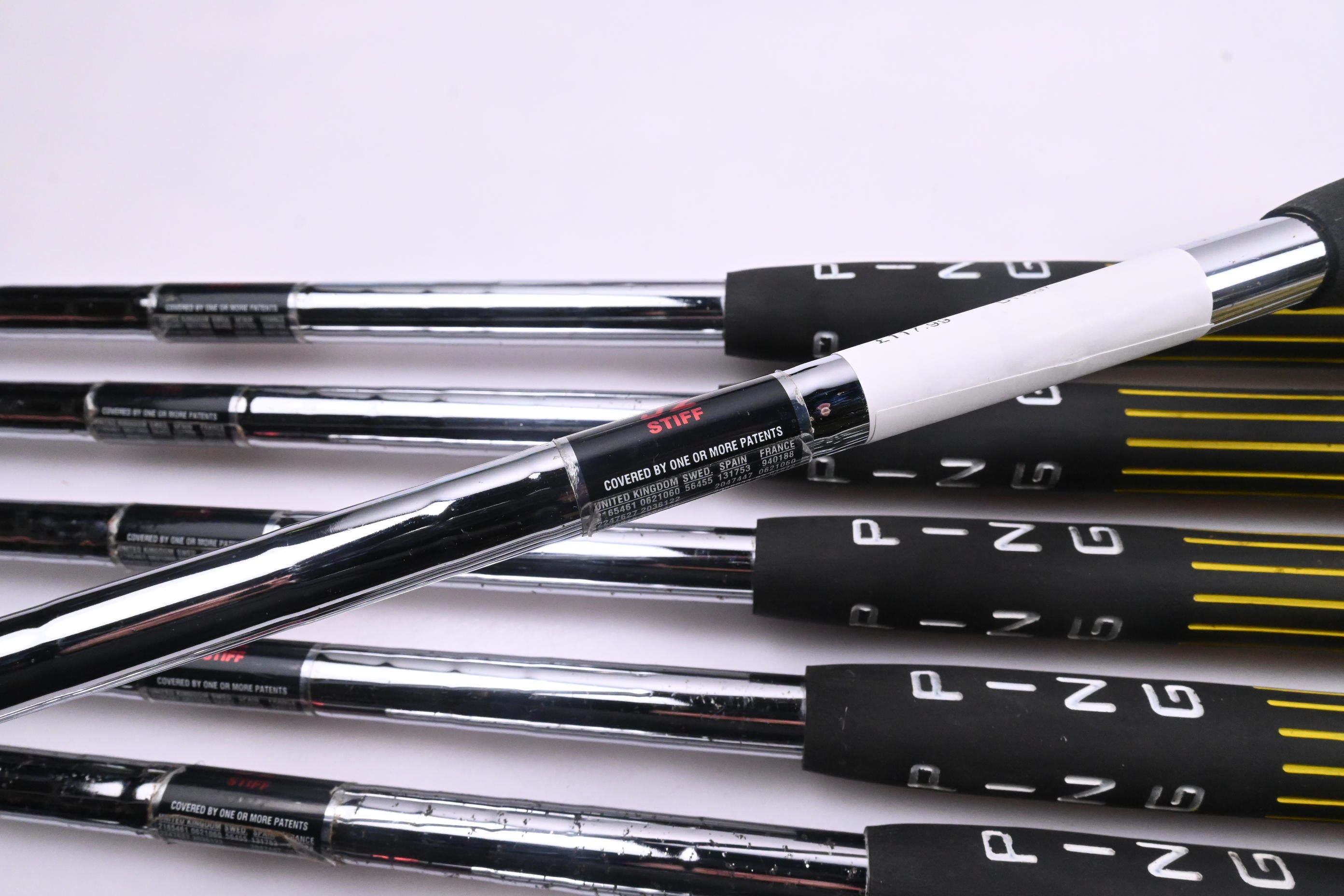 Ping ISI-Karsten Irons / 3-PW+SW / Red Dot / Stiff Flex Ping Cushin JZ Shafts