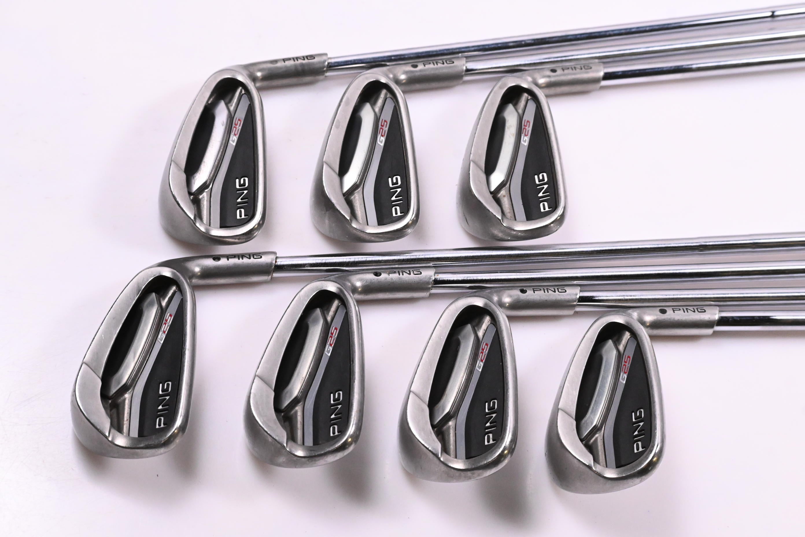 Ping G25 Irons / 4-PW / Black Dot / Regular Flex Ping CFS Shafts