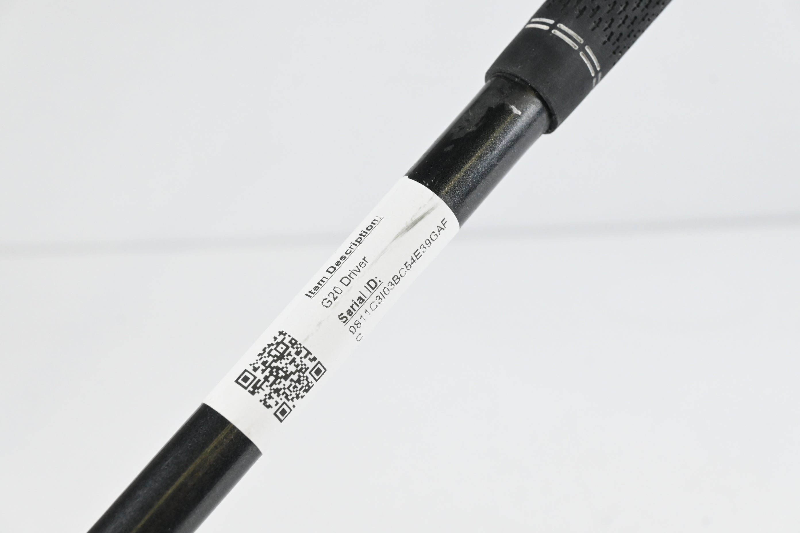 Left Hand Ping G20 Driver / 9.5 Degree / Stiff Flex Ping Cushin 350 Series Shaft
