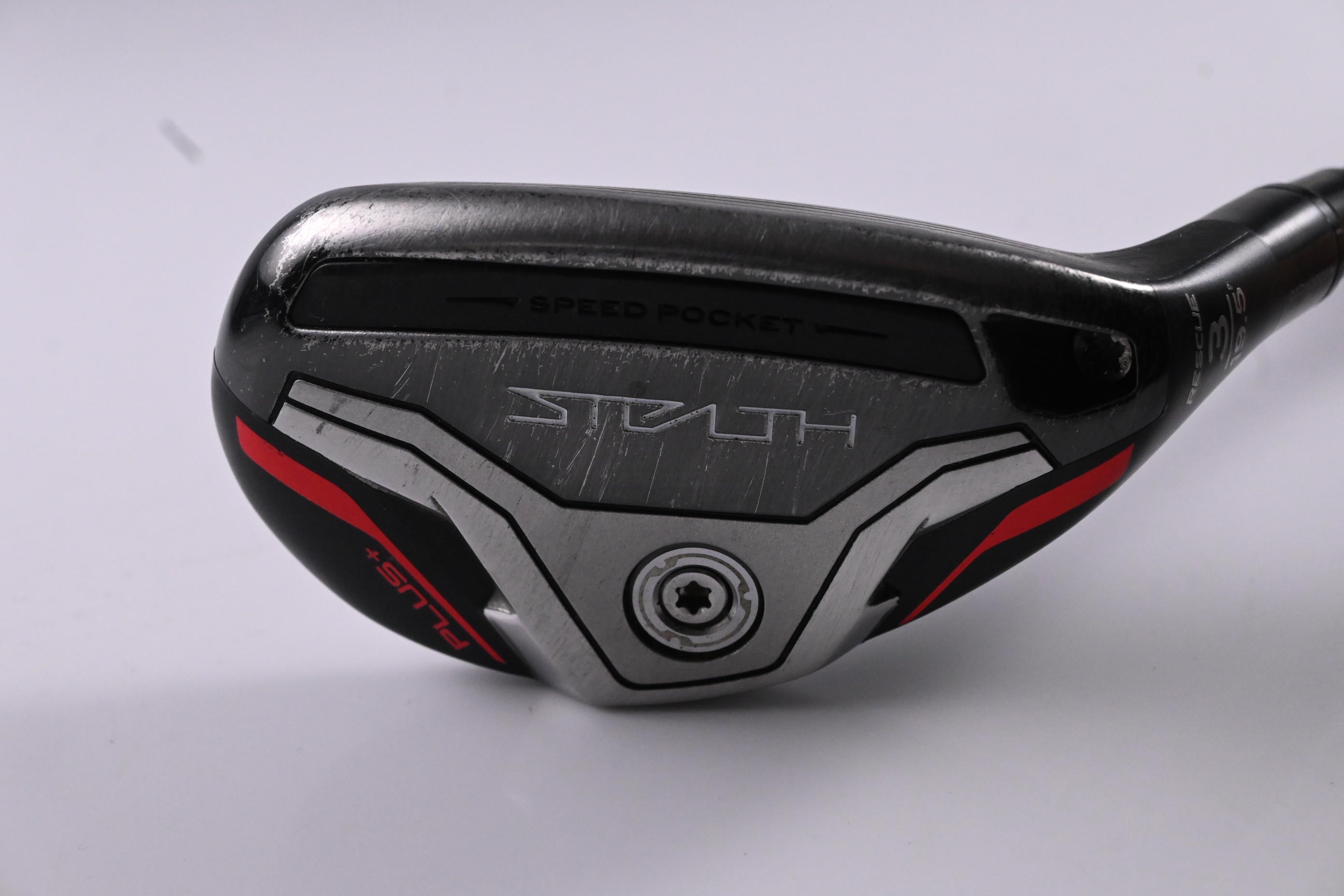 Taylormade Stealth Plus #3 Hybrid / 19.5 Degree / Stiff Flex HZRDUS Smoke RDX Red 80