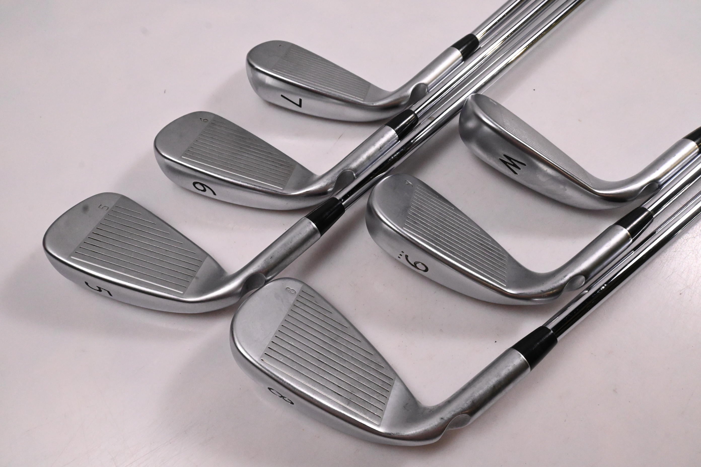 Ping G400 Irons / 5-PW / Blue Dot / Regular Flex Ping AWT 2.0 Shafts