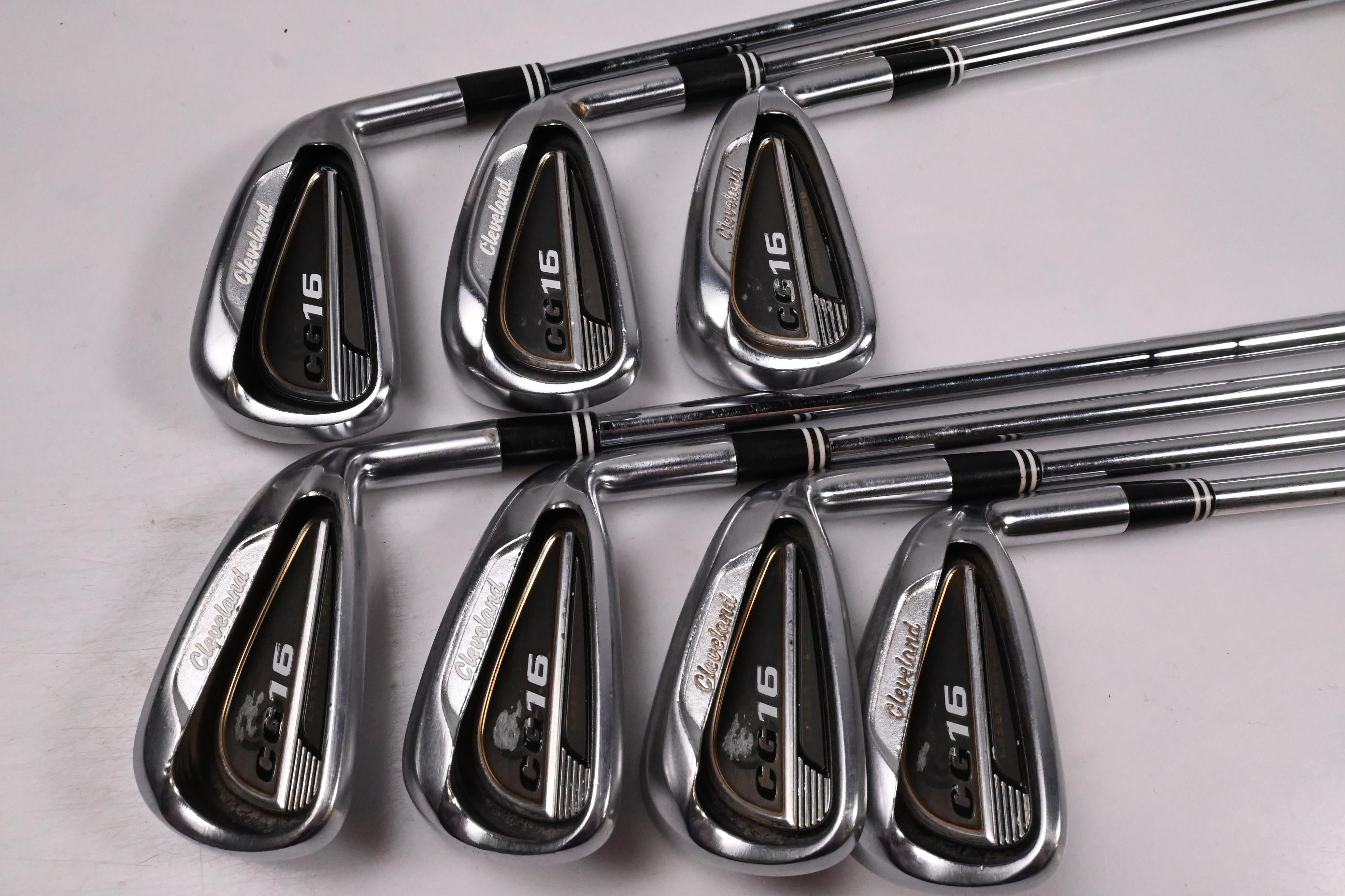 Cleveland CG16 Chrome Irons / 4-PW / Regular Flex KBS Tour Lite Shafts