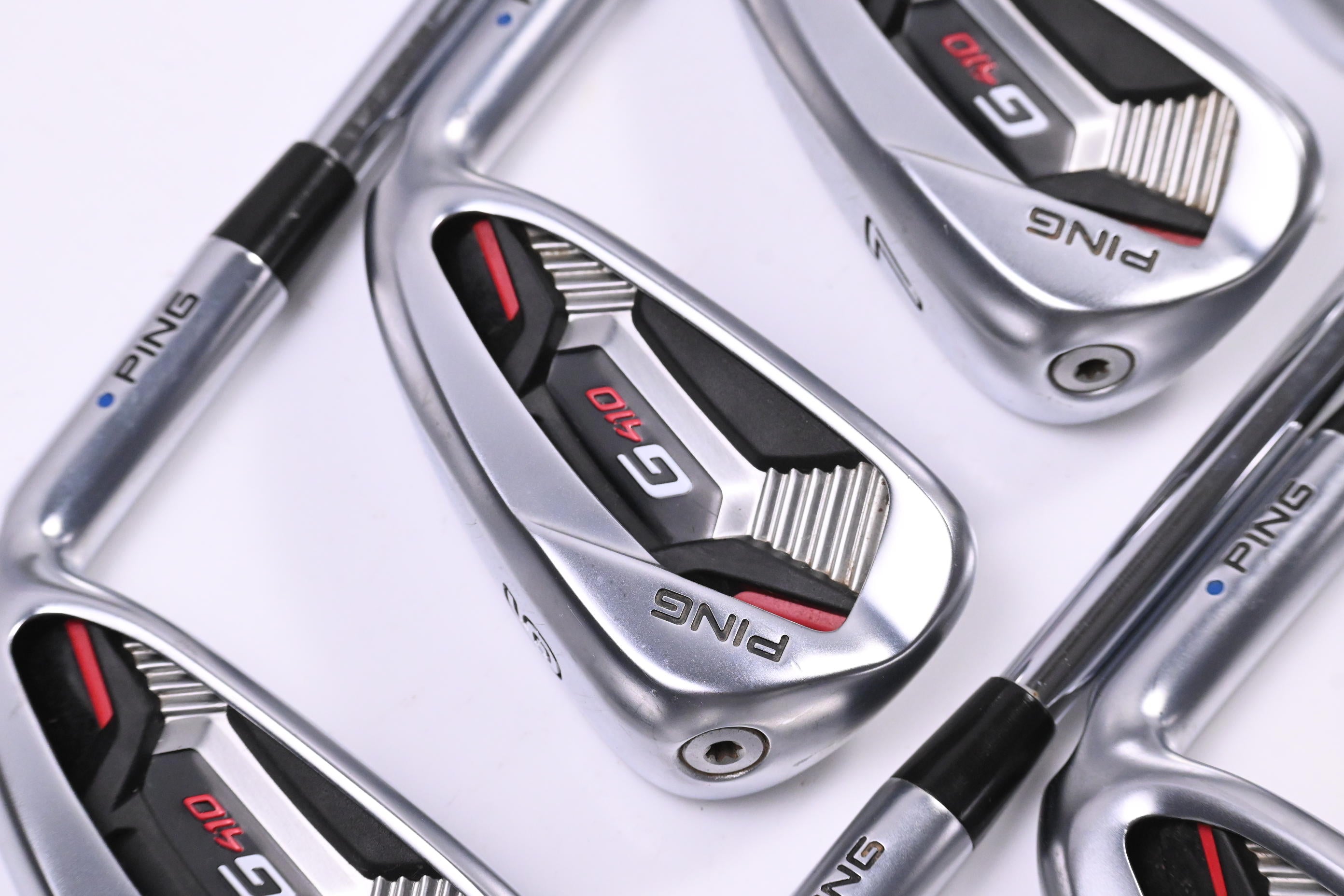 Ping G410 Irons / 5-PW+GW+SW / Regular Flex Project X LZ 115 Shafts