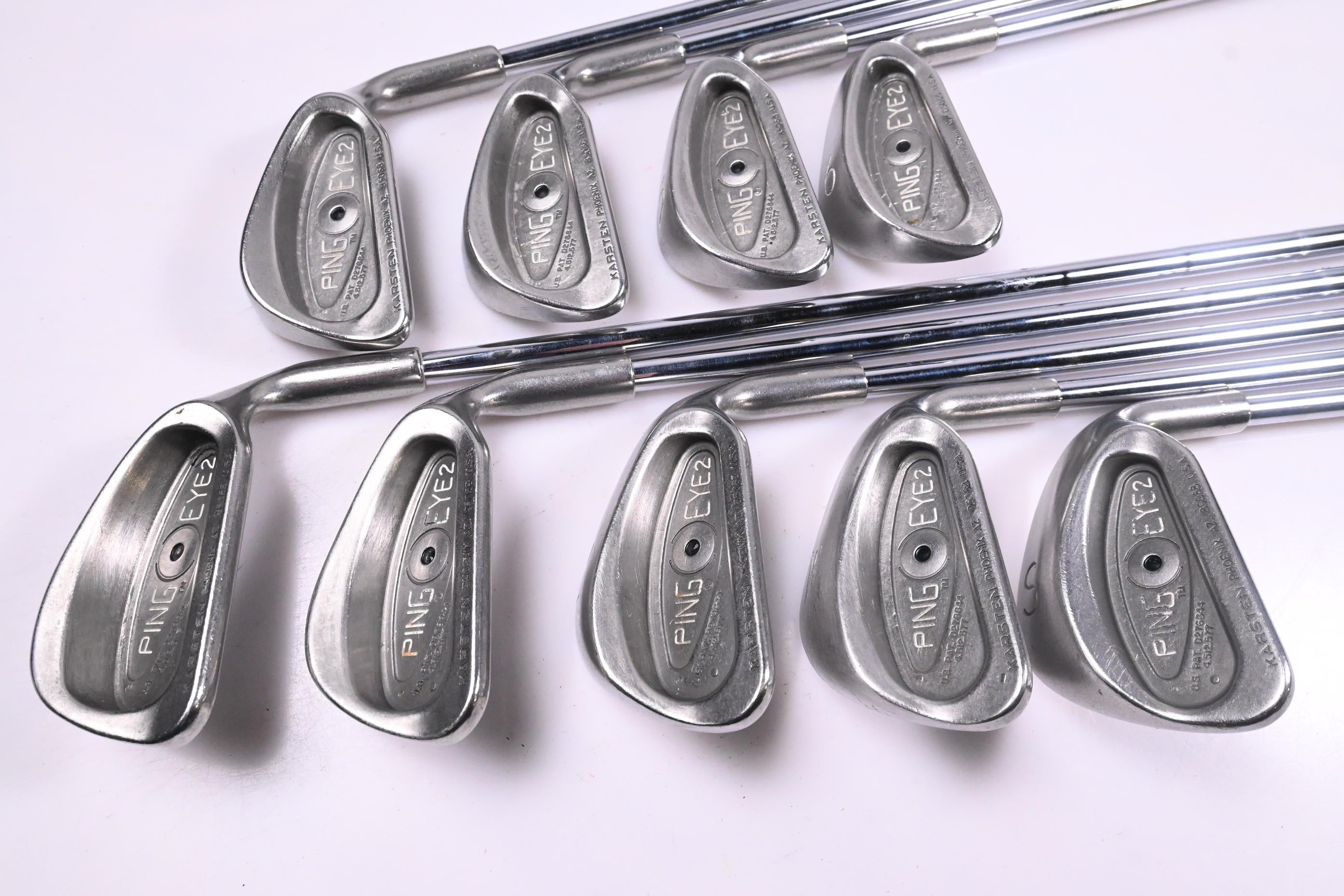 Ping Eye 2 Irons / 3-PW+SW / Black Dot / Stiff Flex Ping JZ Shafts