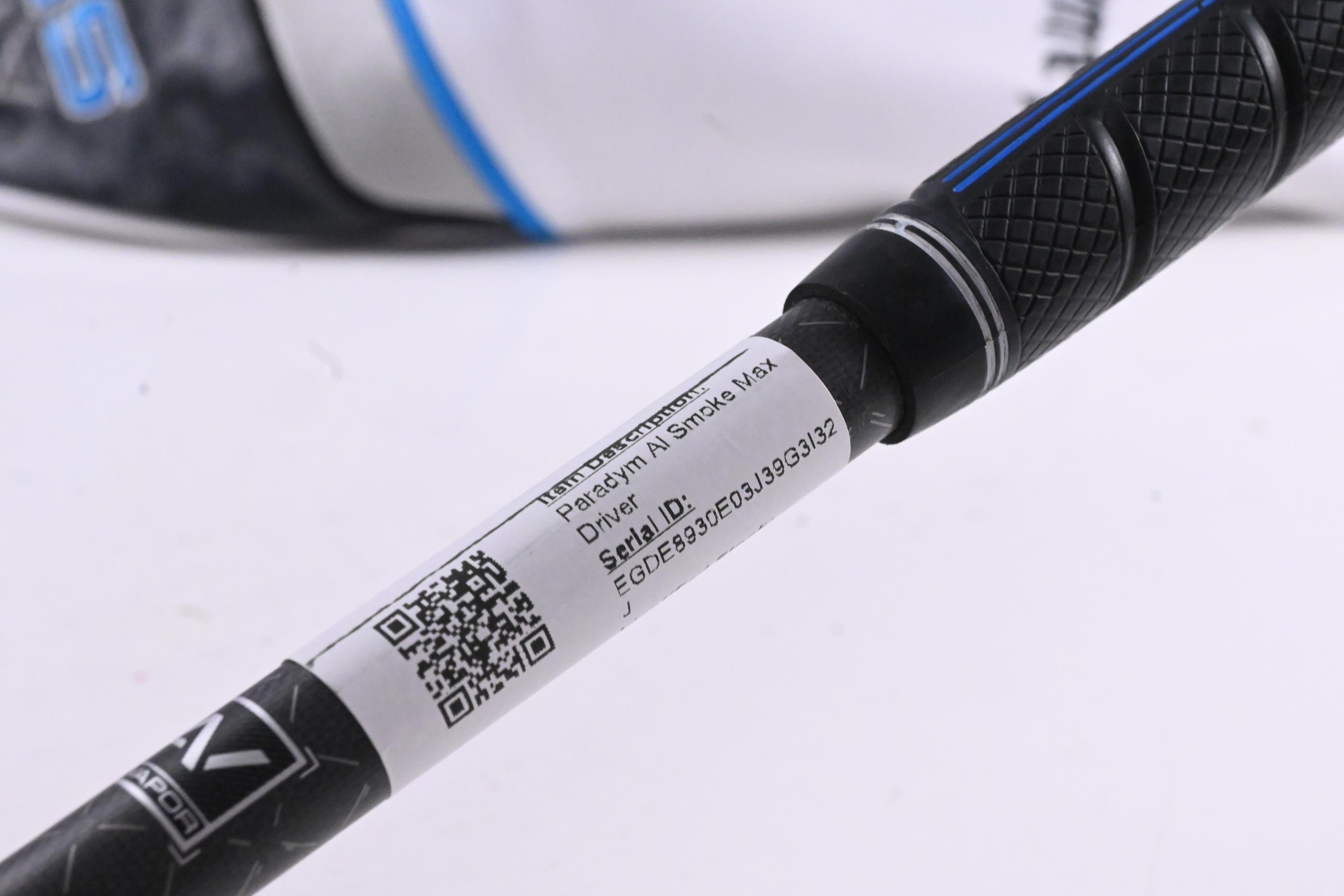 Callaway Paradym Ai Smoke Max Driver / 10.5 Degree / Regular Flex Tensei AV Blue 55