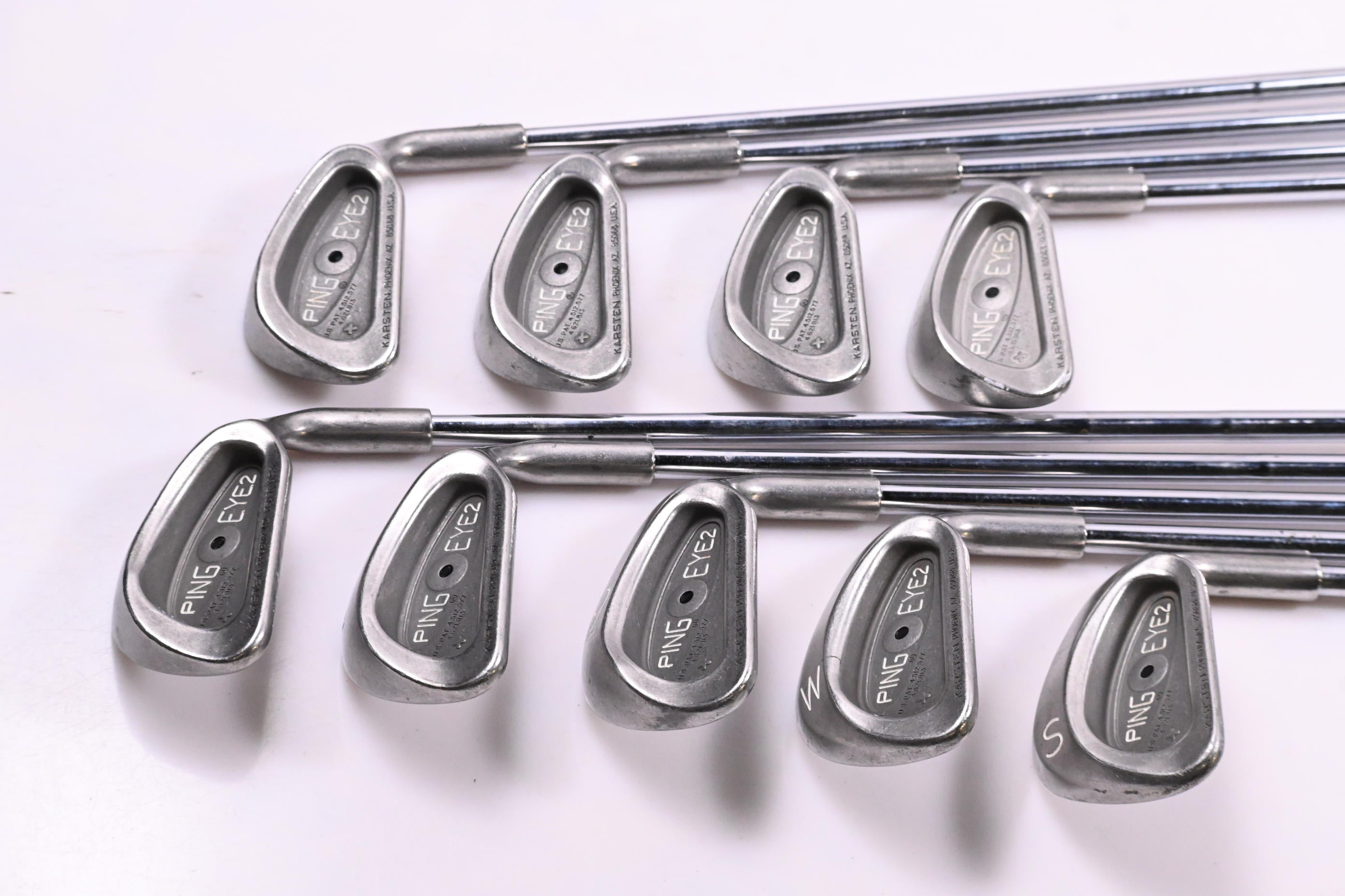 Ping Eye 2+ Irons / 3-PW / Black Dot / Stiff Flex Cushin JZ Shafts