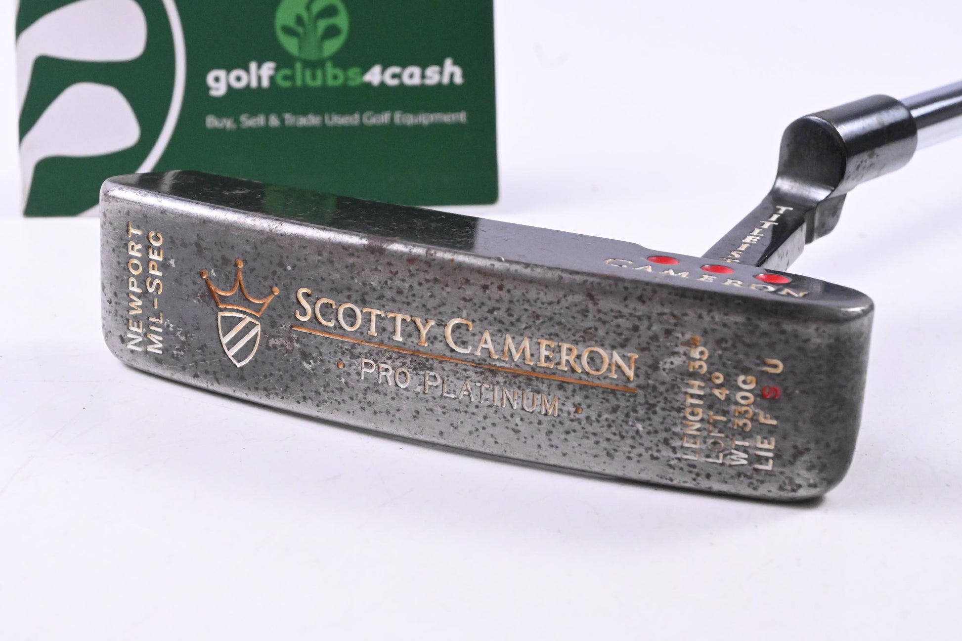Scotty Cameron Pro Platinum Newport Mil-Spec Putter / 34 Inch