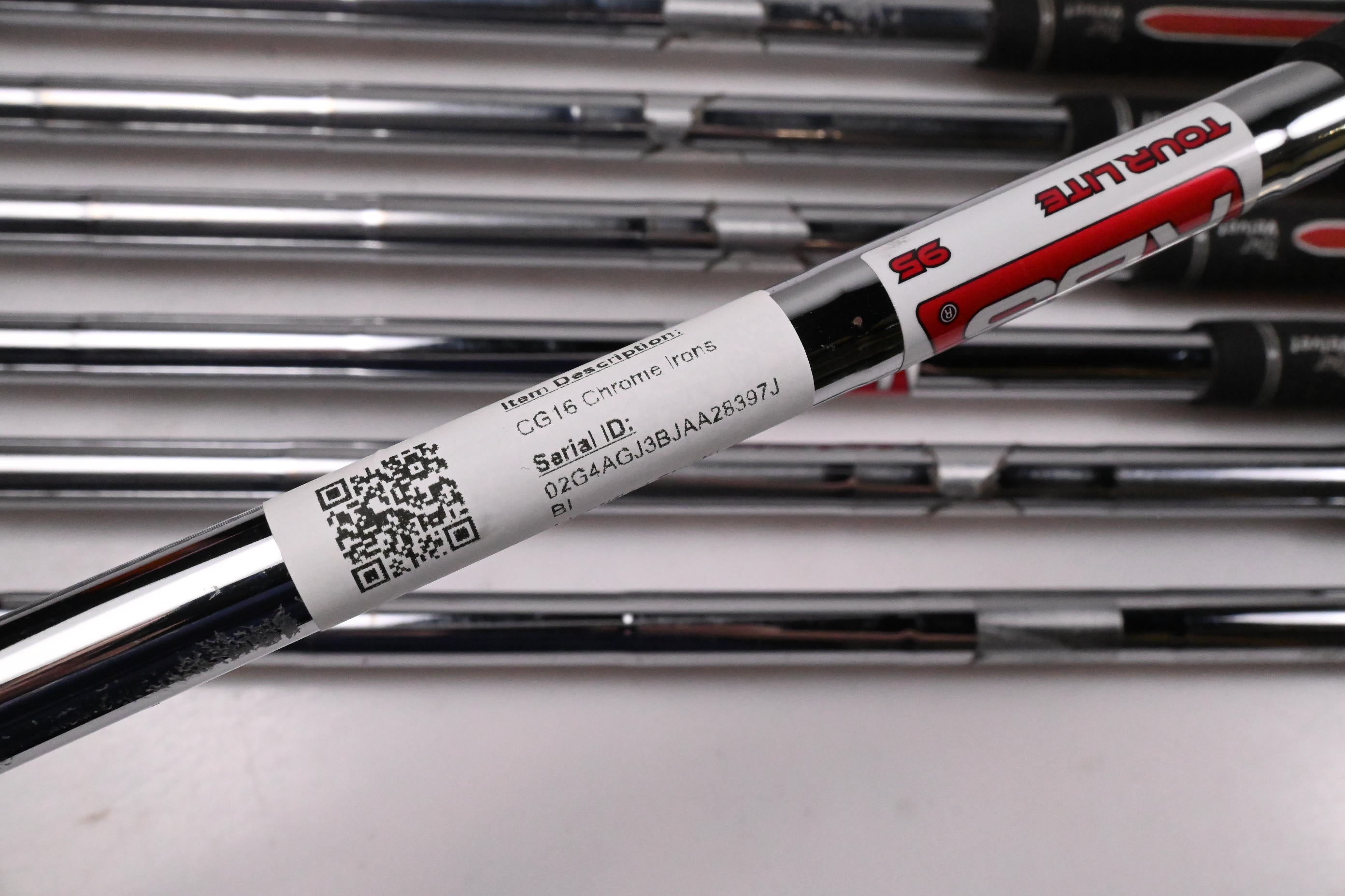 Cleveland CG16 Chrome Irons / 4-PW / Regular Flex KBS Tour Lite Shafts