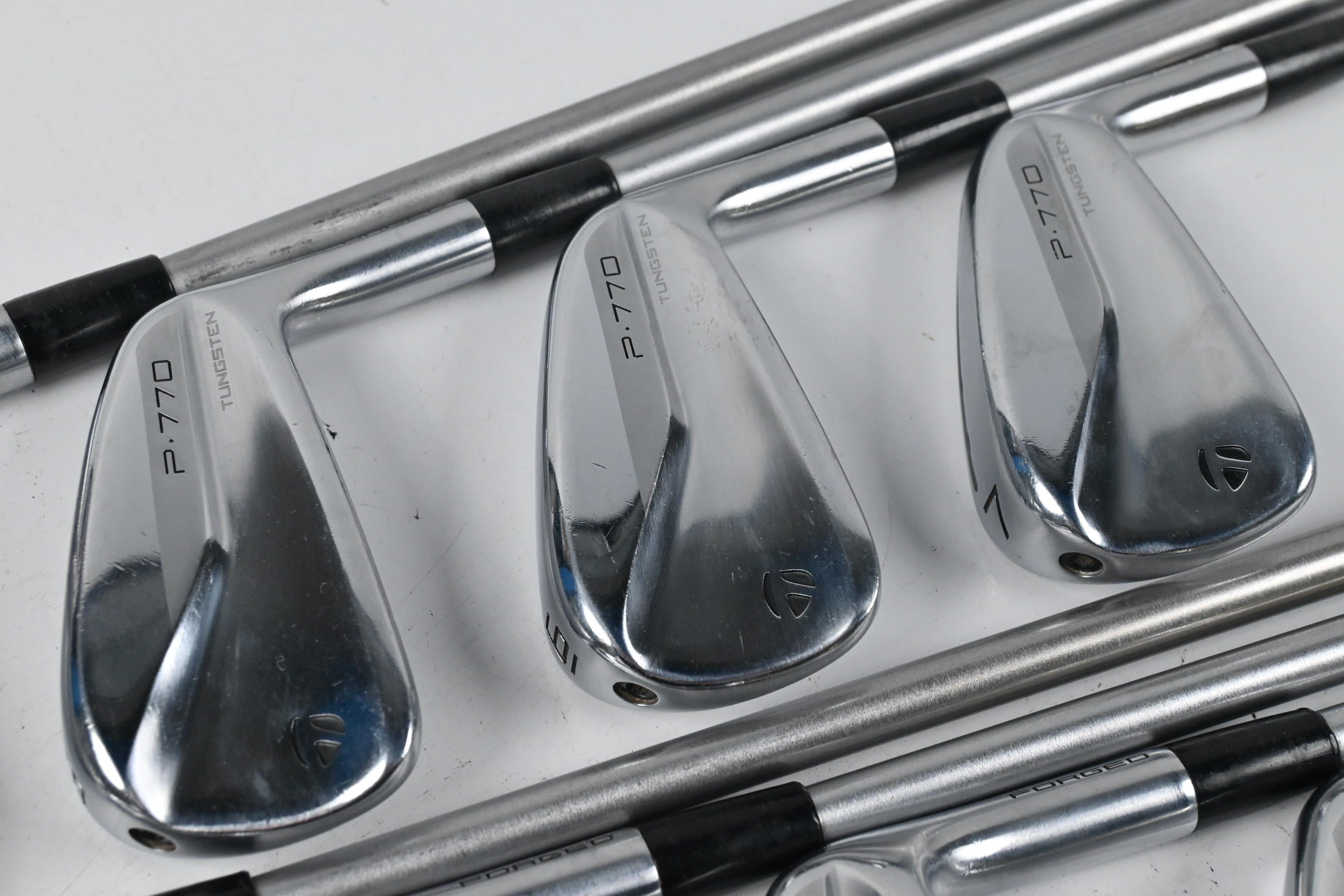 Taylormade P770 2020 Irons / 4-PW+GW / Stiff+ Flex KBS Tour C-Taper 125 Shafts