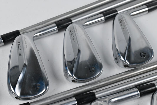 Taylormade P770 2020 Irons / 4-PW+GW / Stiff+ Flex KBS Tour C-Taper 125 Shafts