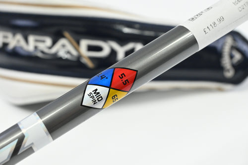 Callaway Paradym X #5 Hybrid / 24 Degree / Regular Flex HZRDUS Gen4 Silver 65