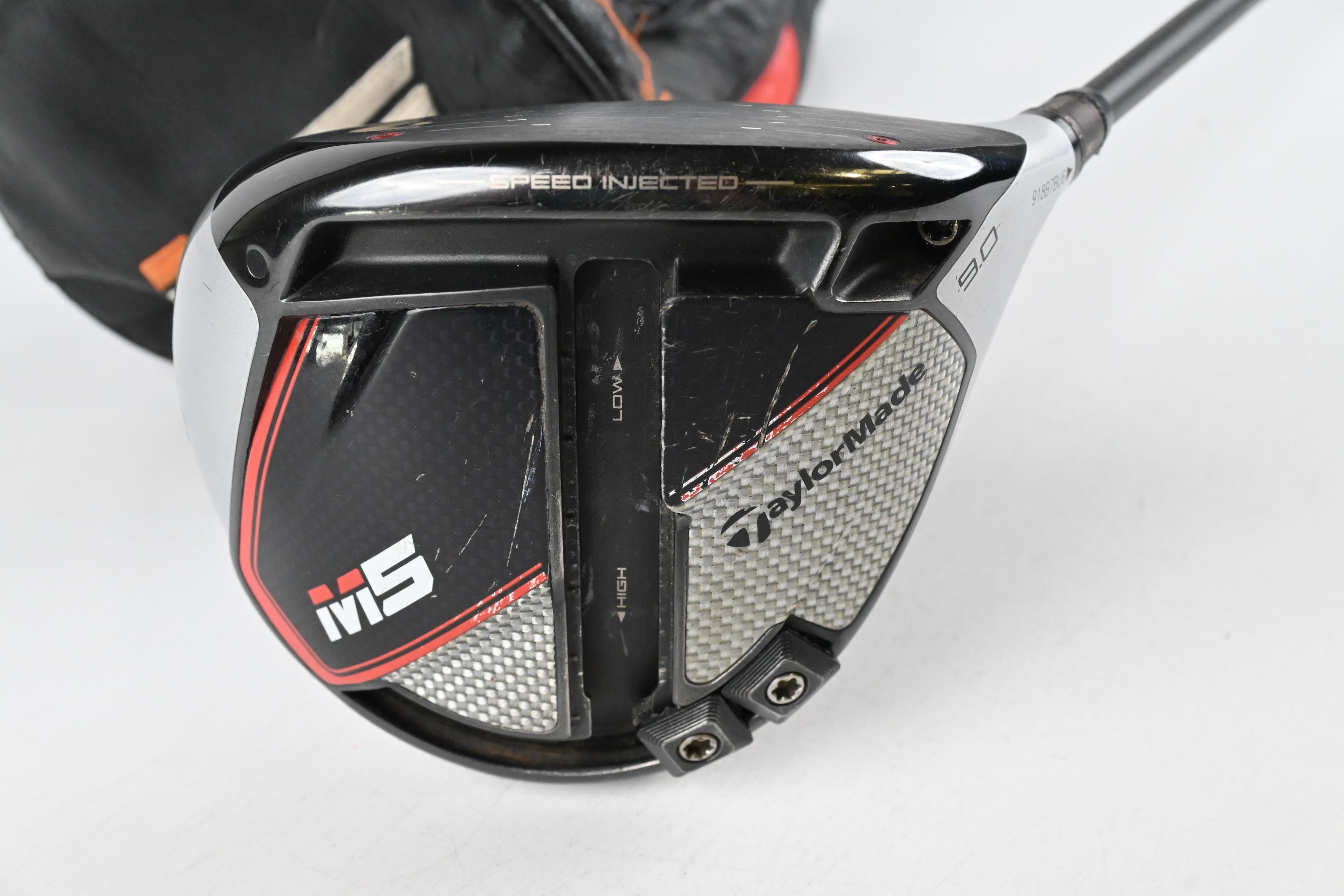 Taylormade M5 Driver / 9 Degree / X-Flex Aldila Rogue 130 MSI 70 Shaft
