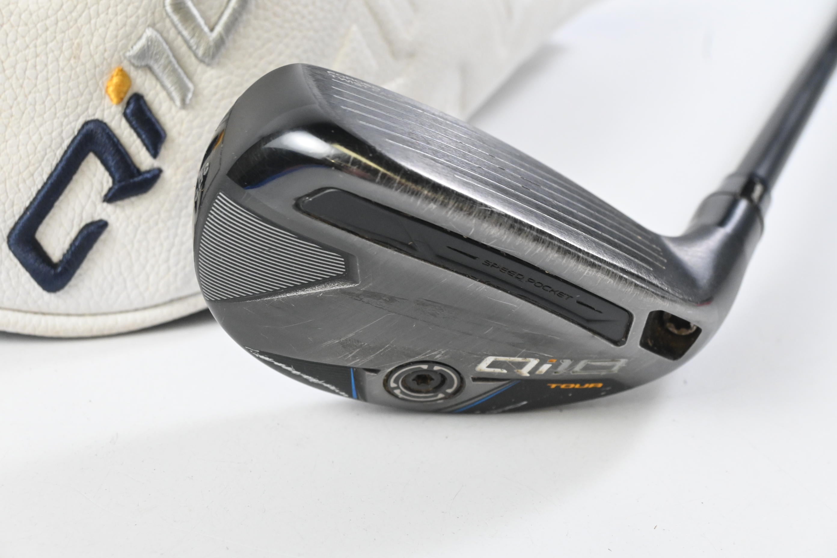 Taylormade Qi10 Tour #2 Hybrid / 17 Degree / Stiff Flex Tensei AV Blue 75 Shaft