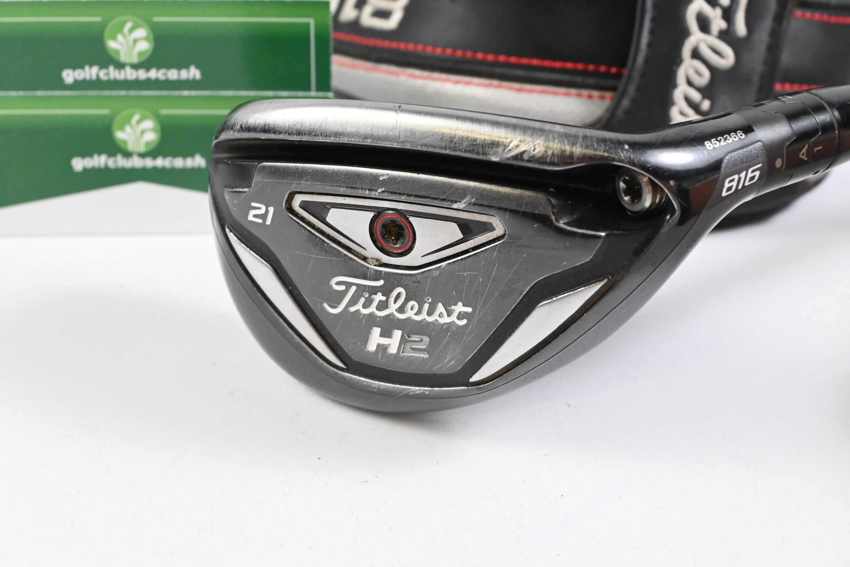 Titleist 816 H2 #3 Hybrid / 21 Degree / Stiff Flex Aldila Rogue 95 MSI 85 Shaft