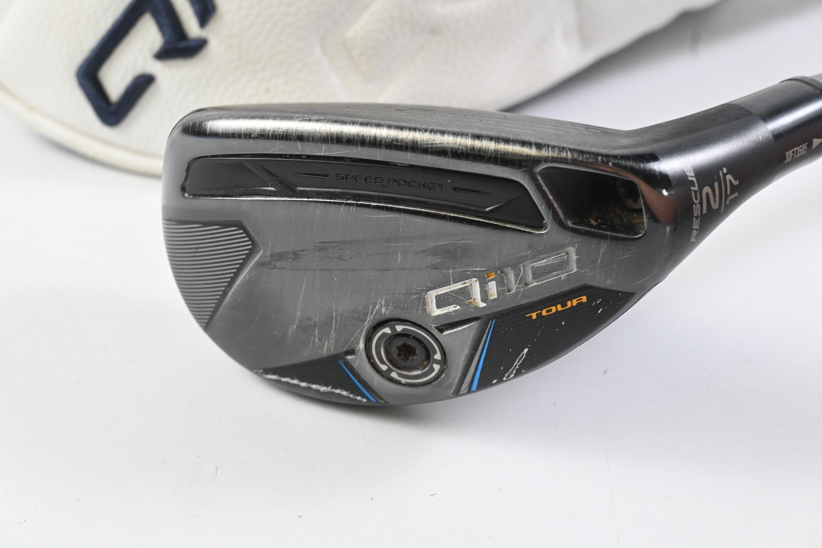 Taylormade Qi10 Tour #2 Hybrid / 17 Degree / Stiff Flex Tensei AV Blue 75 Shaft