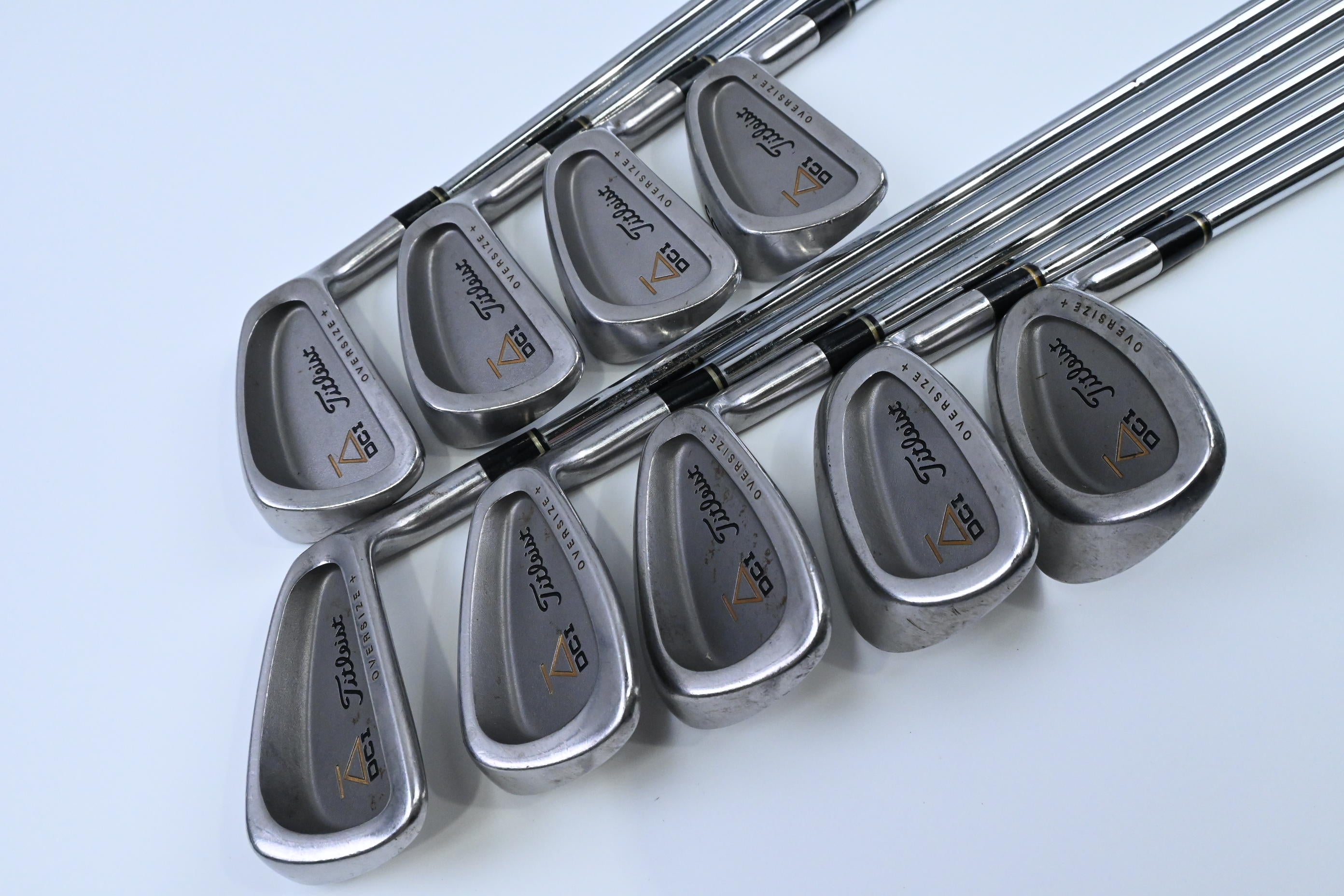 Titleist DCI Oversize+ Gold Irons / 3-PW+SW / Regular Flex Titleist Tri Spec
