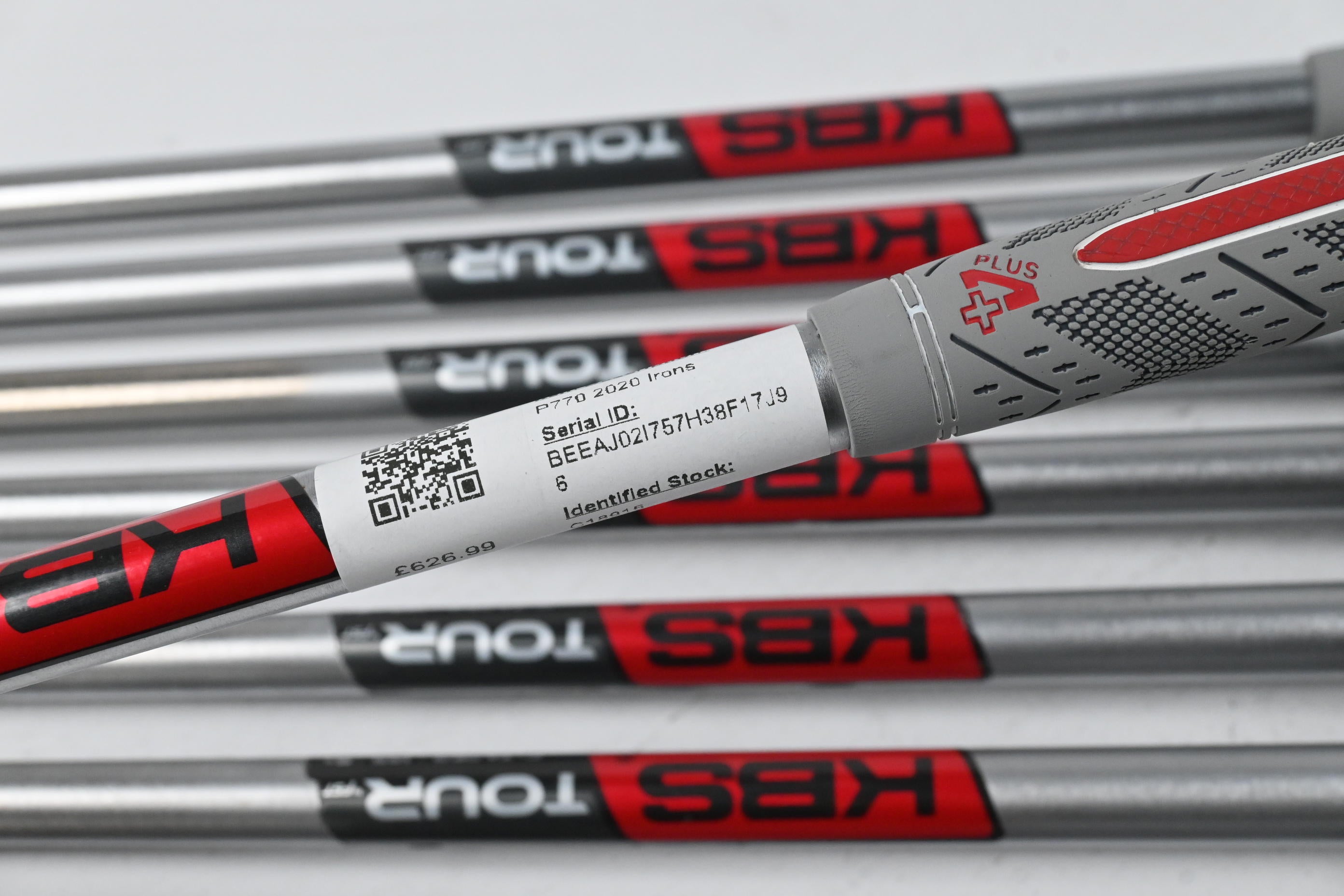 Taylormade P770 2020 Irons / 4-PW+GW / Stiff+ Flex KBS Tour C-Taper 125 Shafts