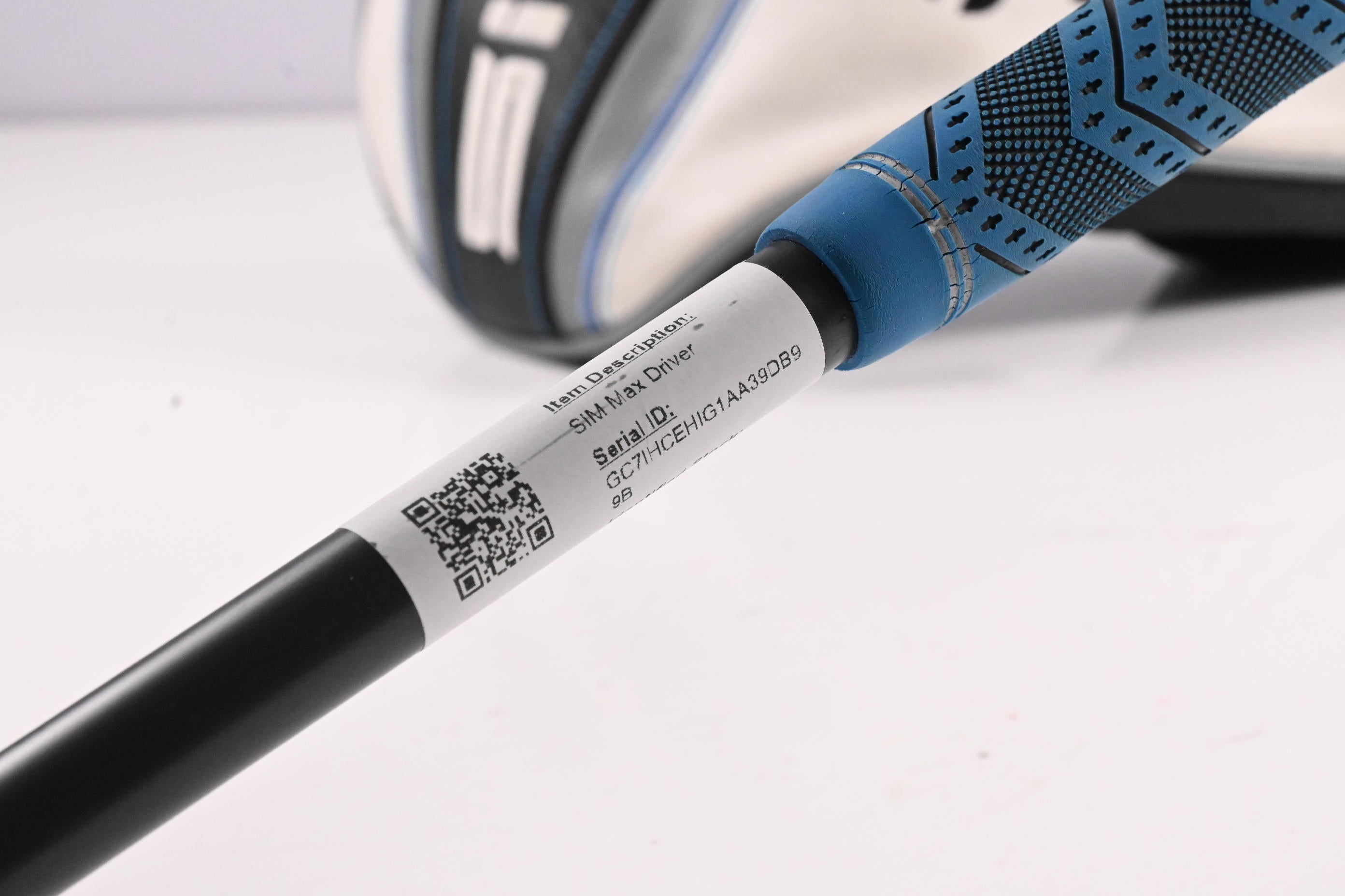 Taylormade SIM Max Driver / 9 Degree / Stiff Flex HZRDUS Smoke Green 70 Shaft