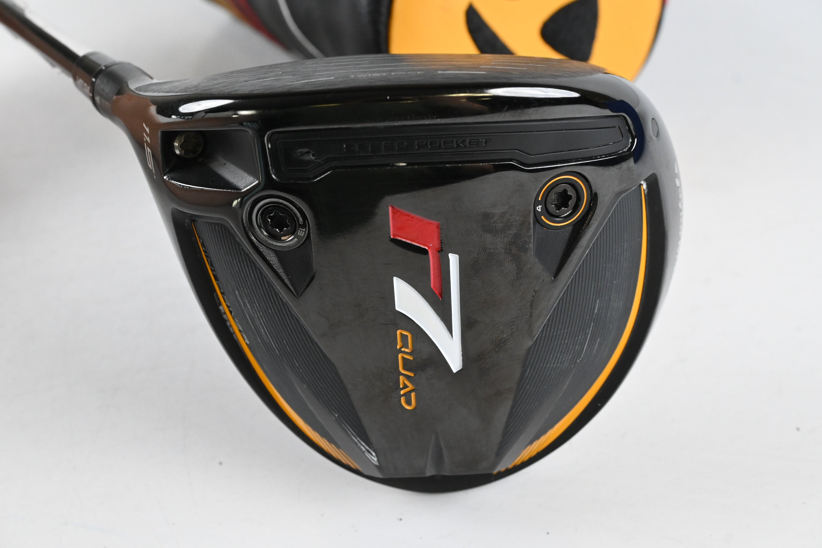 Left Hand Taylormade R7 Quad Mini Driver / 11.5 Degree / Stiff Flex Speeder MD 6