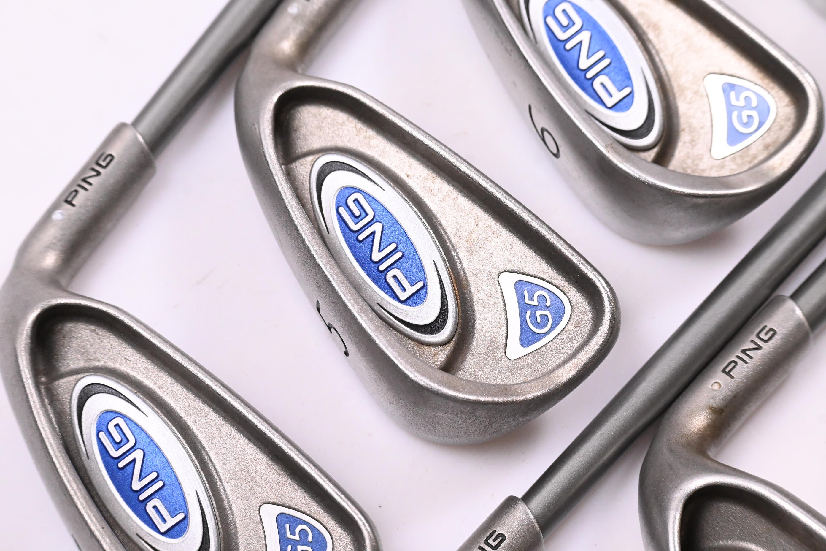 Ping G5 Irons / 4-PW+SW / Silver Dot / Regular Flex Ping TFC 100 Shafts
