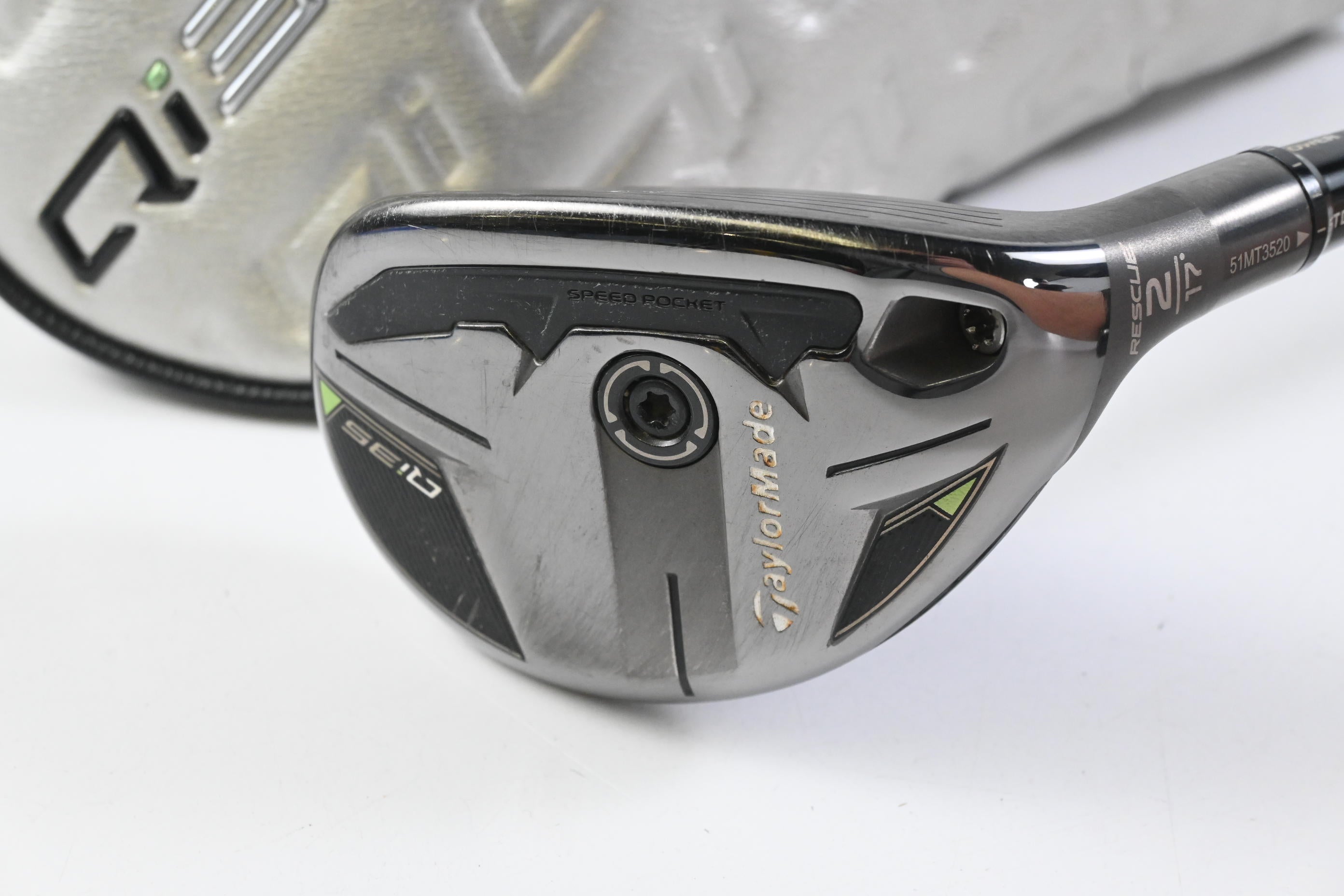 Taylormade Qi35 #2 Hybrid / 17 Degree / Stiff Flex Fujikura Ventus Blue 7 Shaft