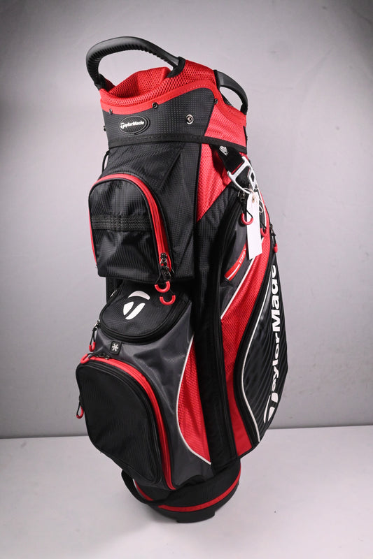Taylormade Pro Cart 2.0 Cart Bag / 14-Way Divider / Black, Red, Grey