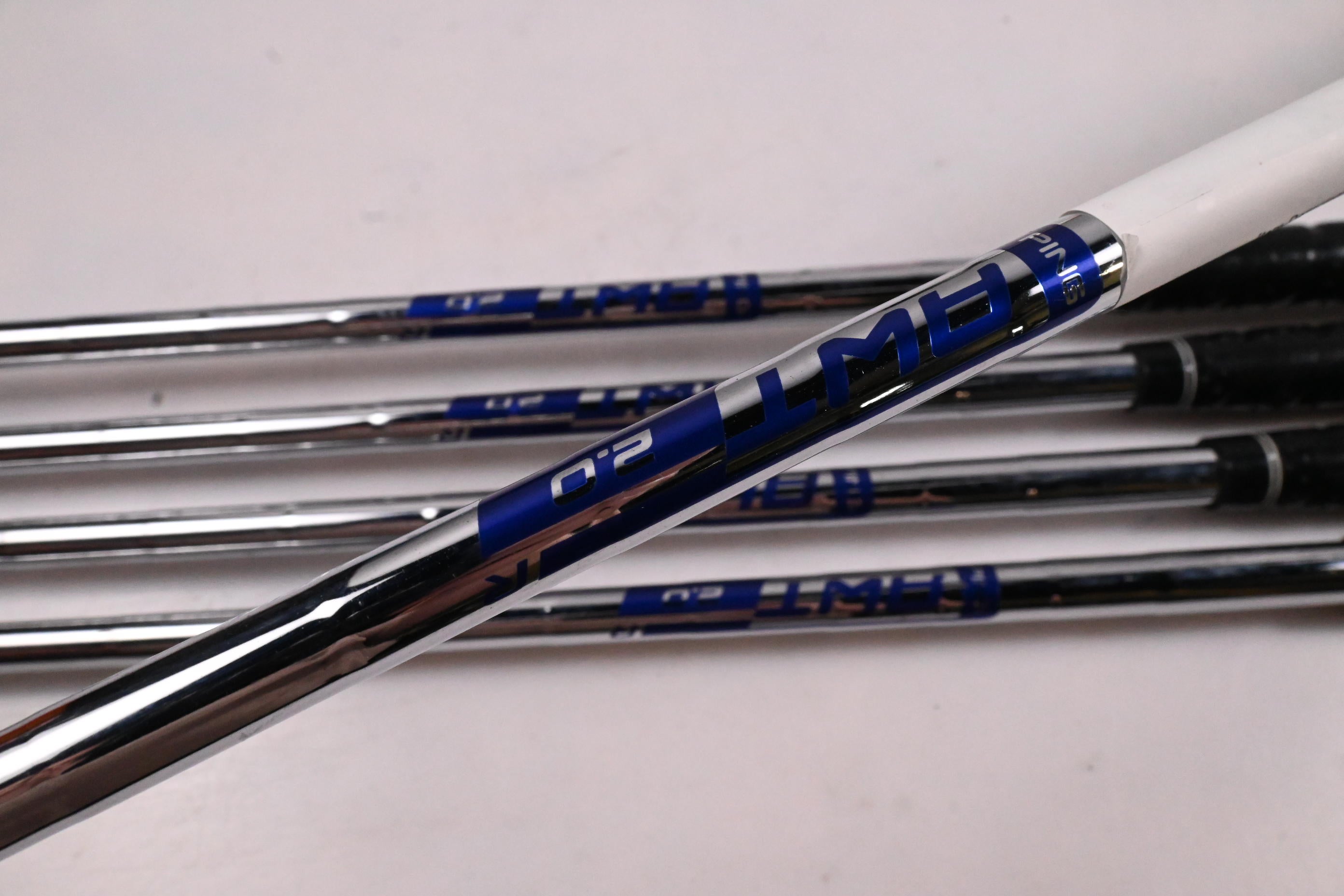 Ping G400 Irons / 6-PW / Blue Dot / Regular Flex Ping AWT 2.0 Shafts