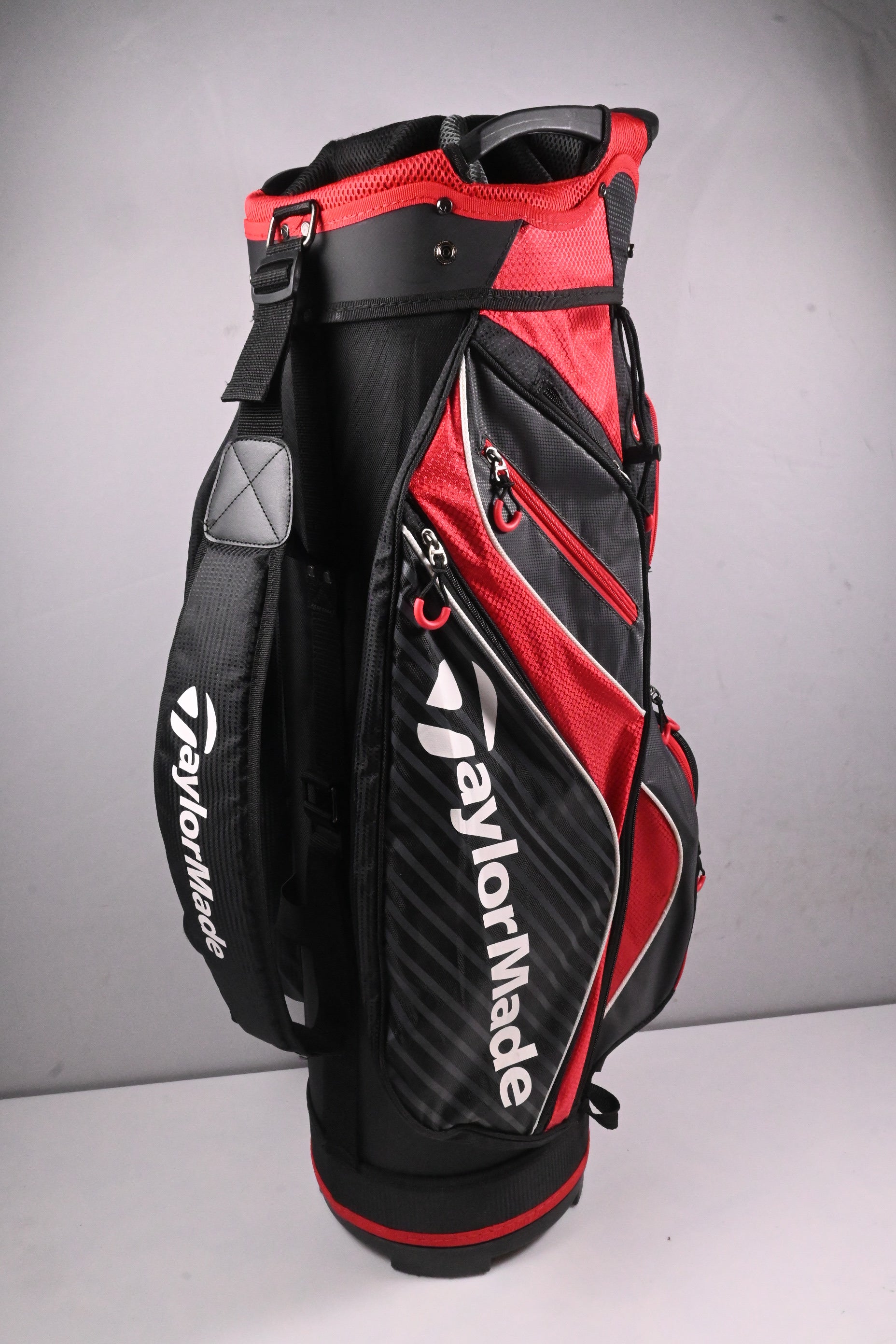 Taylormade Pro Cart 2.0 Cart Bag / 14-Way Divider / Black, Red, Grey
