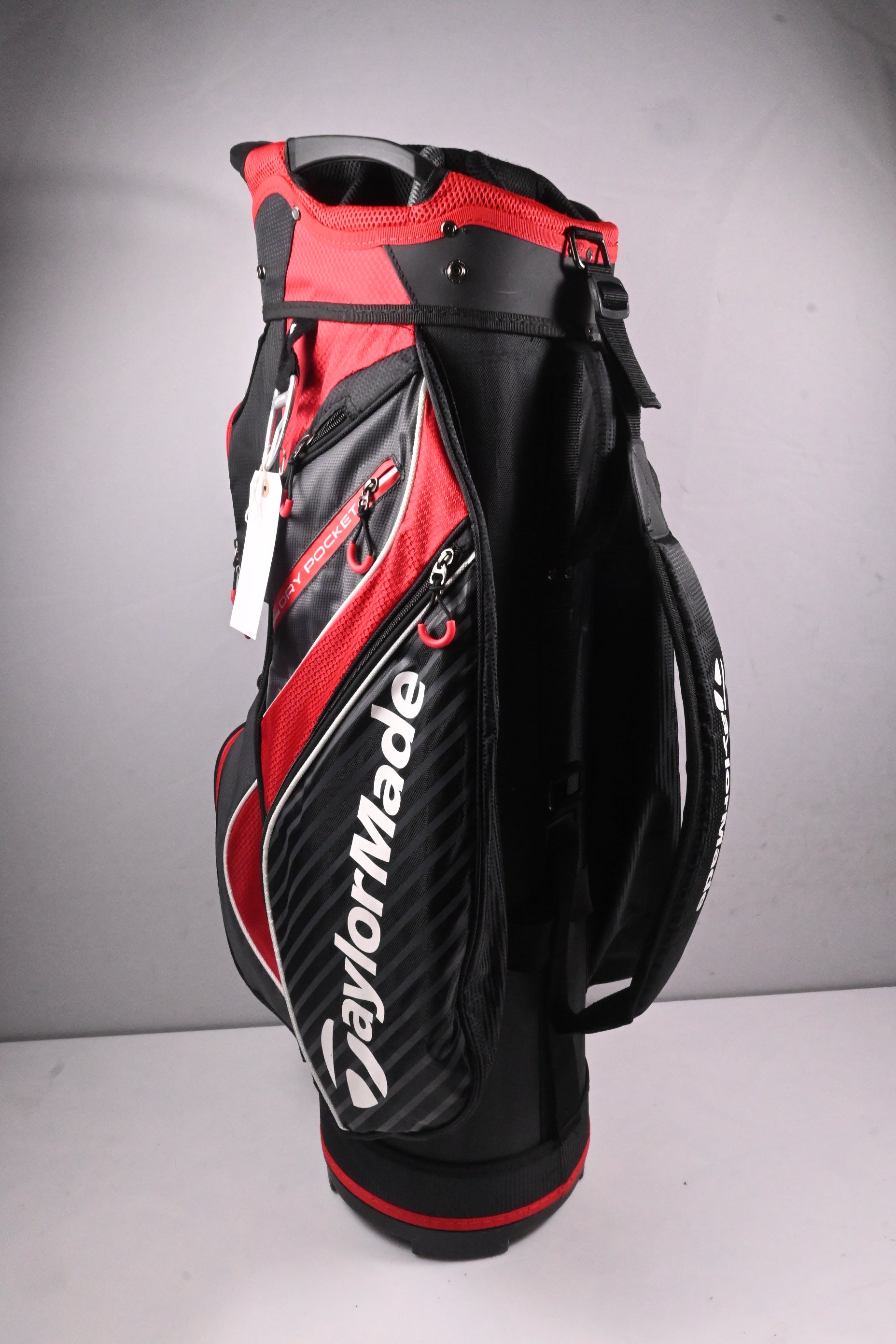 Taylormade Pro Cart 2.0 Cart Bag / 14-Way Divider / Black, Red, Grey