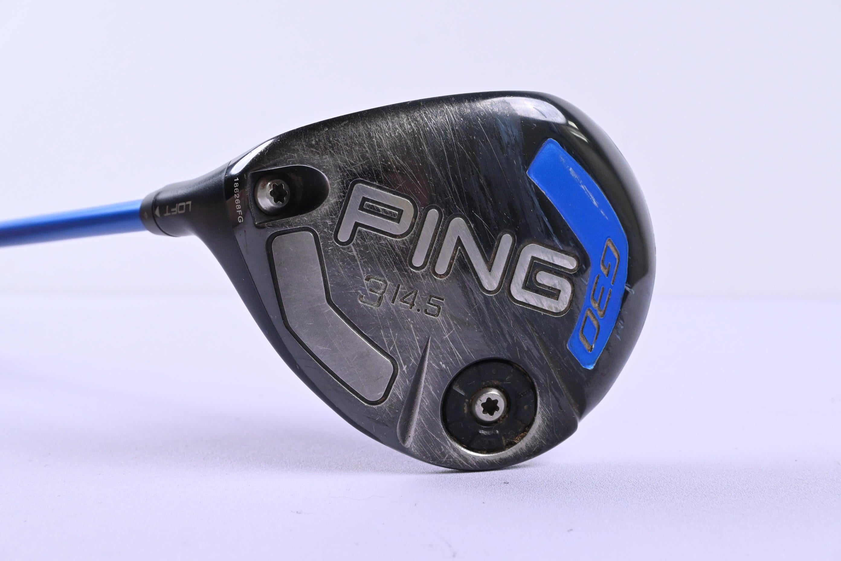 Left Hand Ping G30 #3 Wood / 14.5 Degree / Regular Flex Ping TFC 419 Shaft