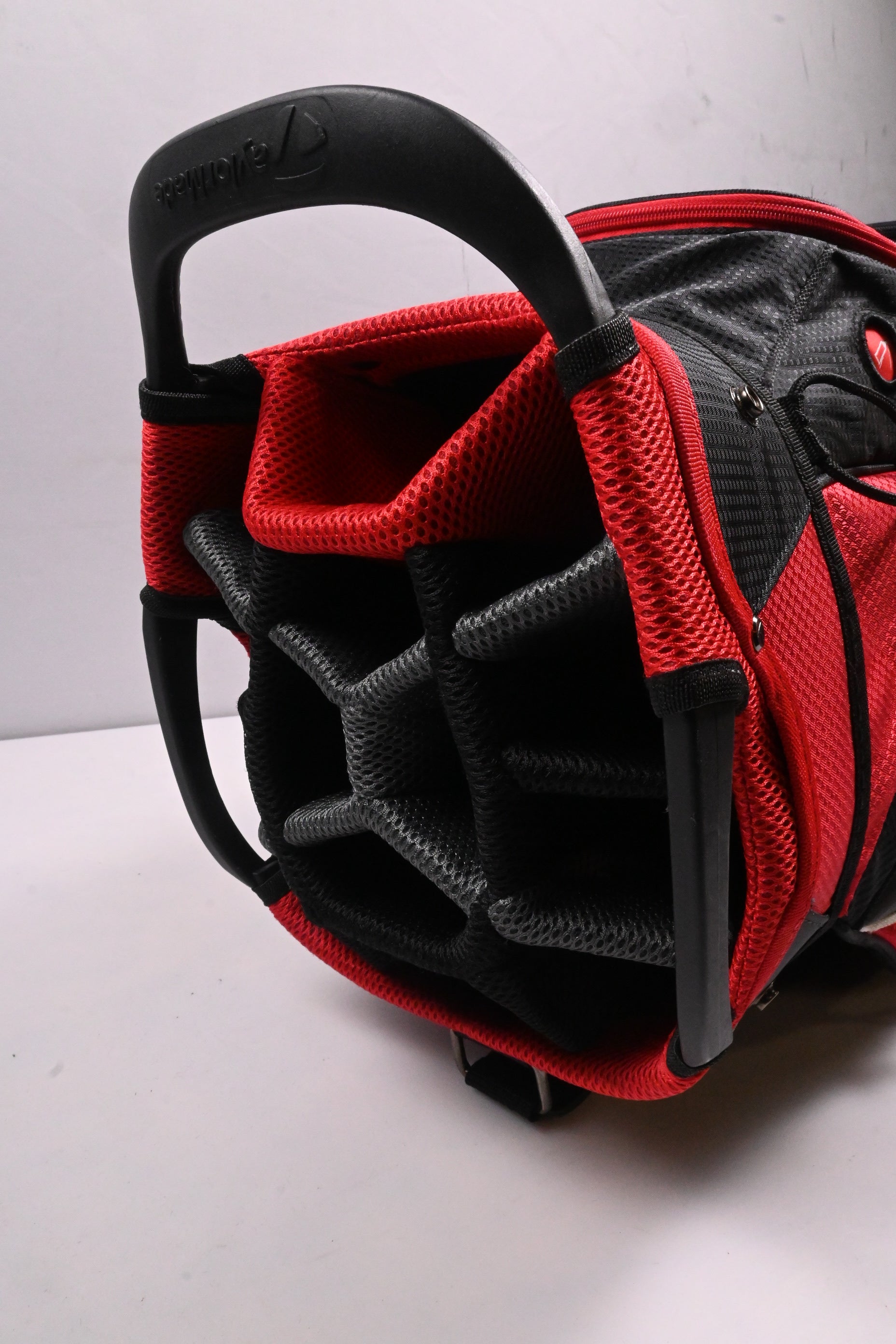Taylormade Pro Cart 2.0 Cart Bag / 14-Way Divider / Black, Red, Grey