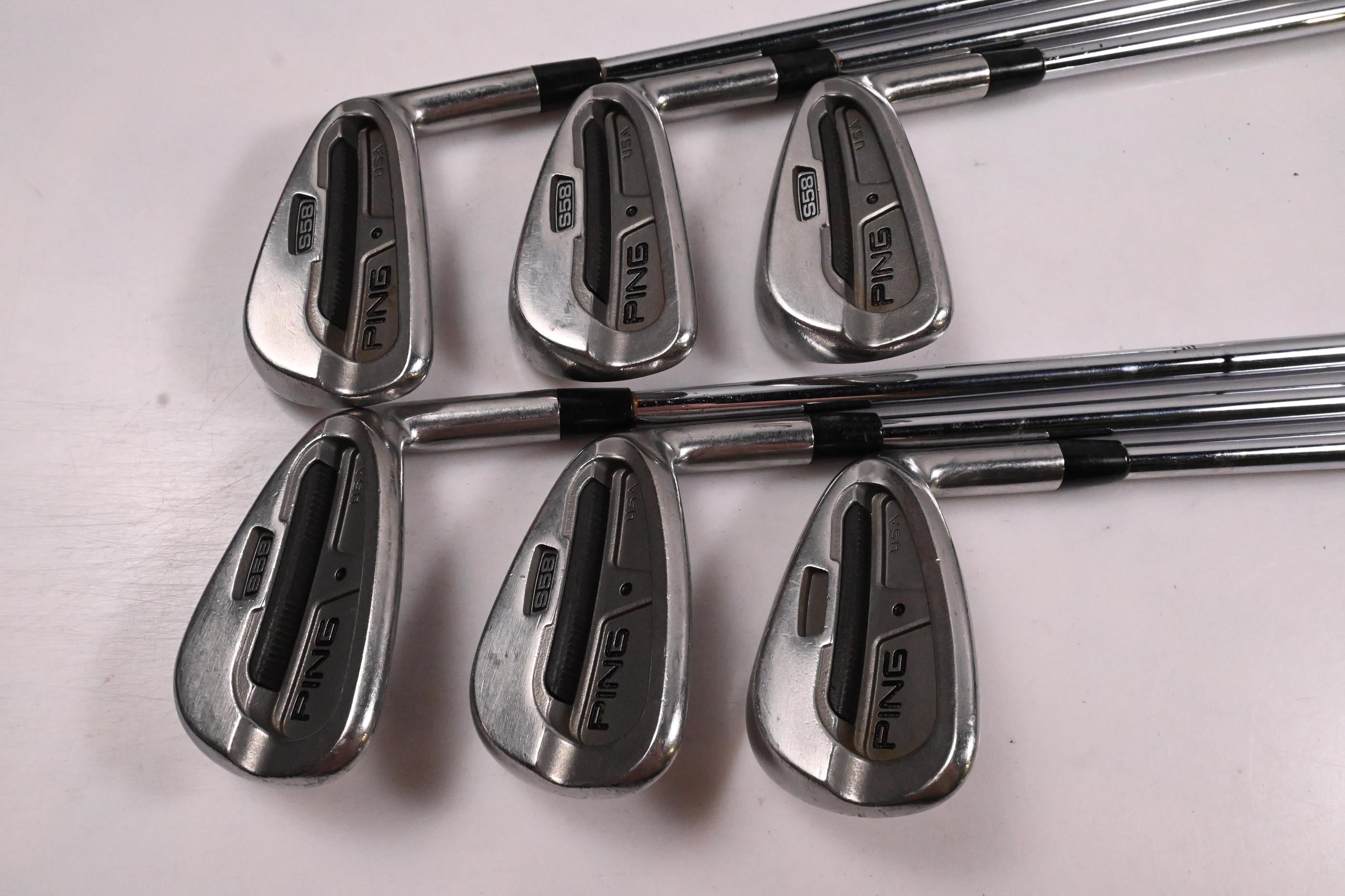 Ping S58 Irons / 5-PW / Black Dot / Stiff Flex Steel Shafts