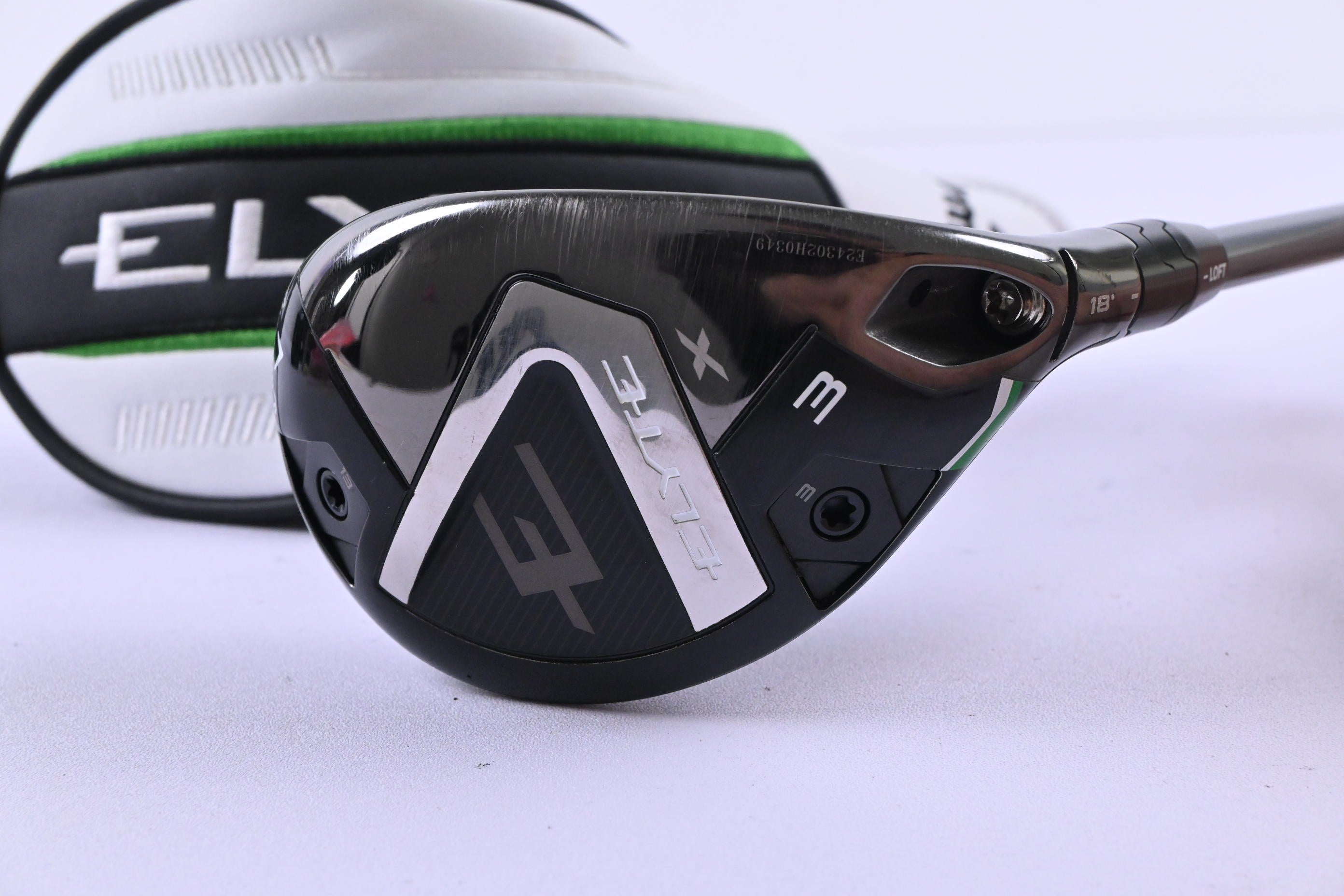 Callaway Elyte X #3 Hybrid / 18 Degree / Regular Flex Project X Denali Charcoal