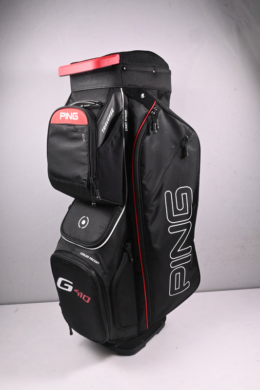 Ping Traverse Cart Bag / 14-Way Divider / Black, Red