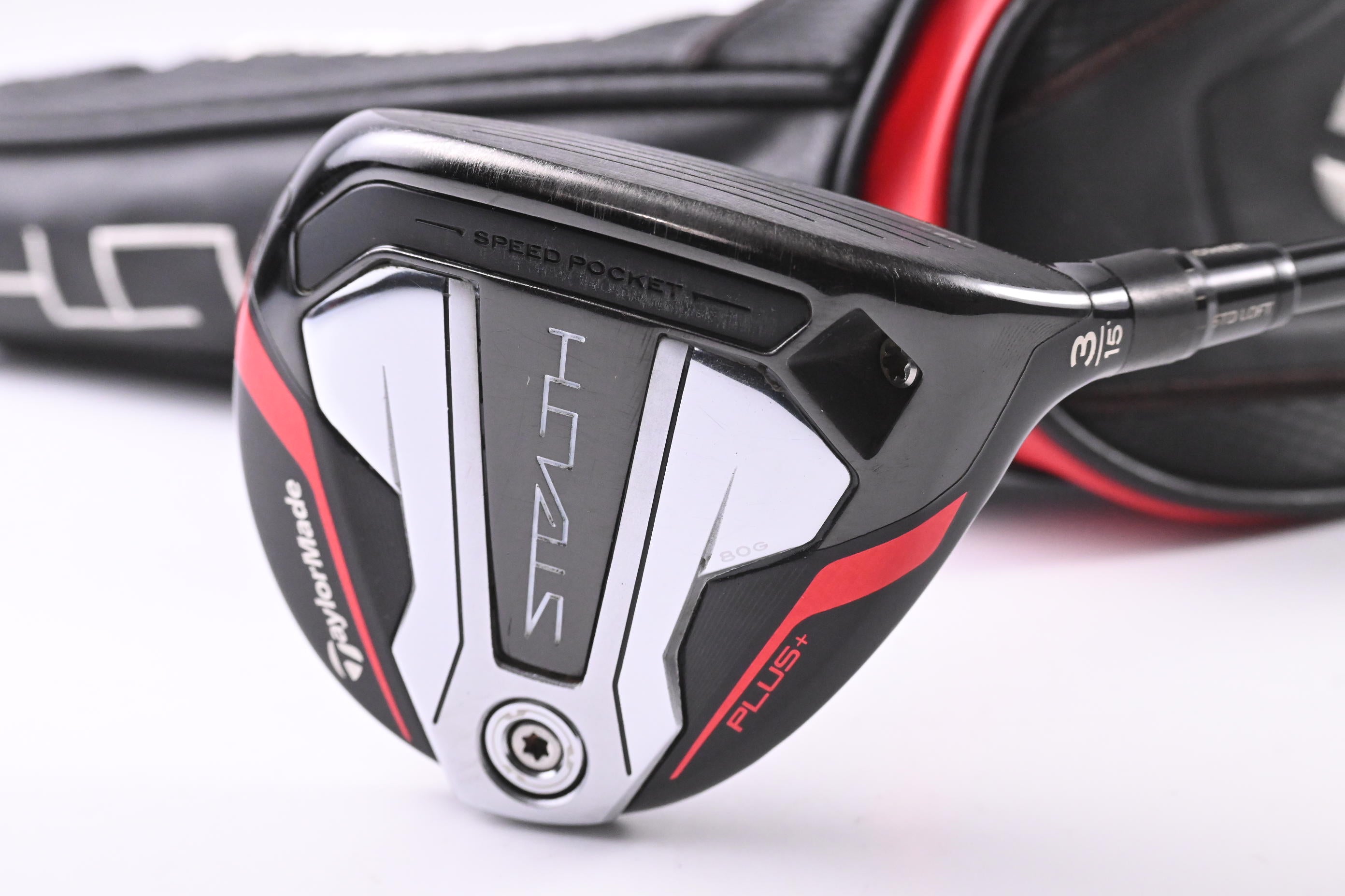 Taylormade Stealth Plus #3 Wood / 15 Degrees / Stiff Flex HZRDUS RDX Red 75