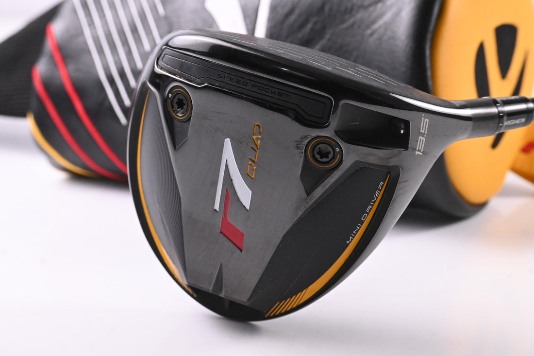 Taylormade R7 Quad Mini Driver / 13.5 Degree / Stiff Flex Speeder MD 6 Shaft
